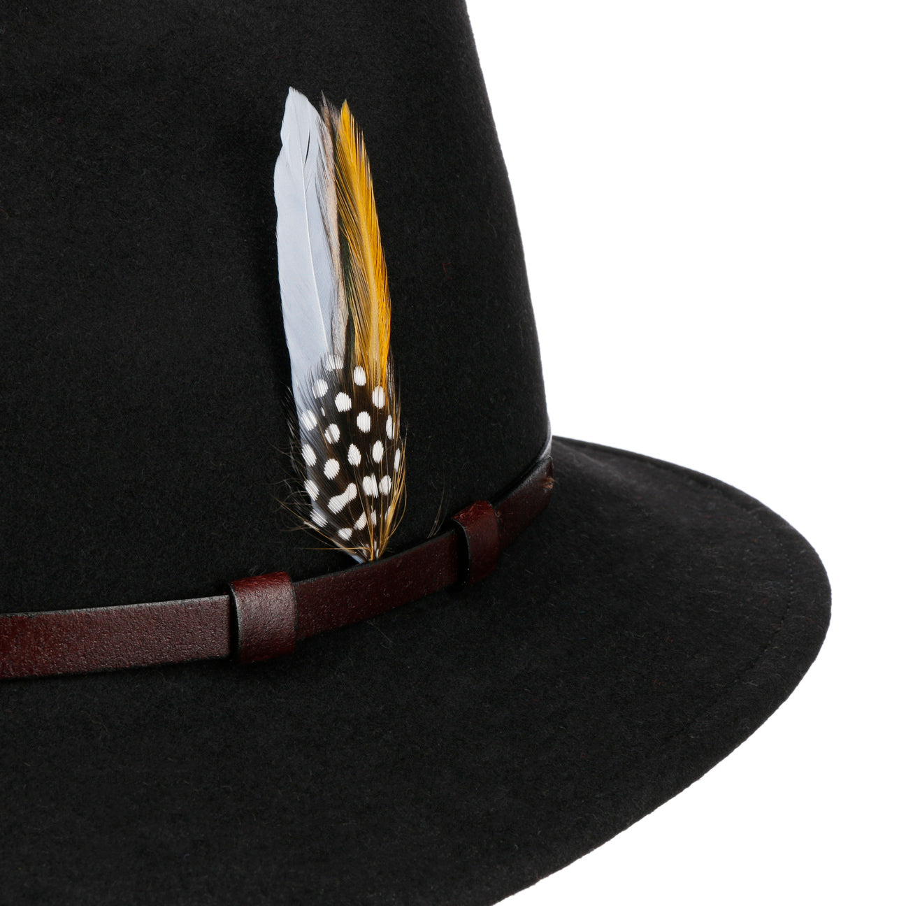 Women Pleston Crushable Felt Fedora Hat