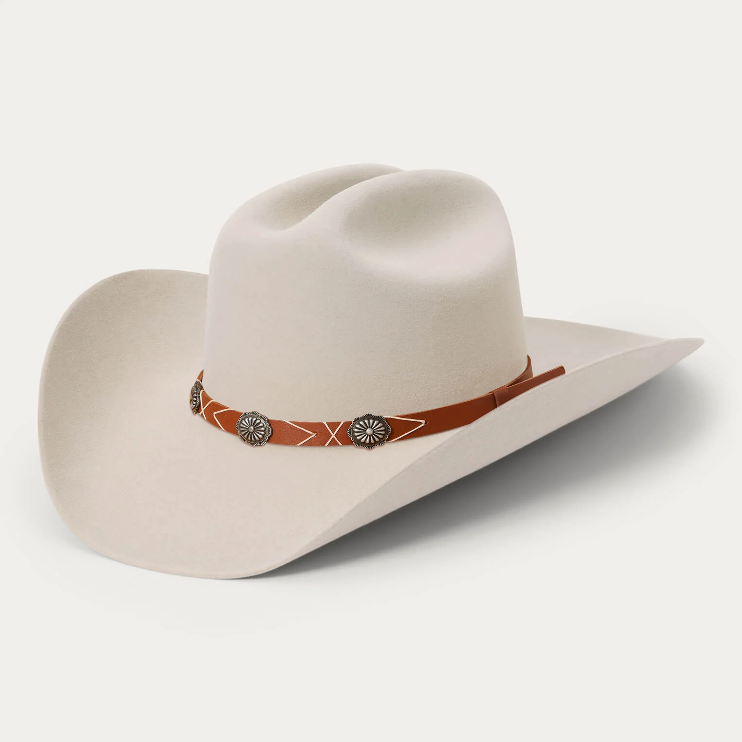 Rustic Felt Cowboy Hat -  Red