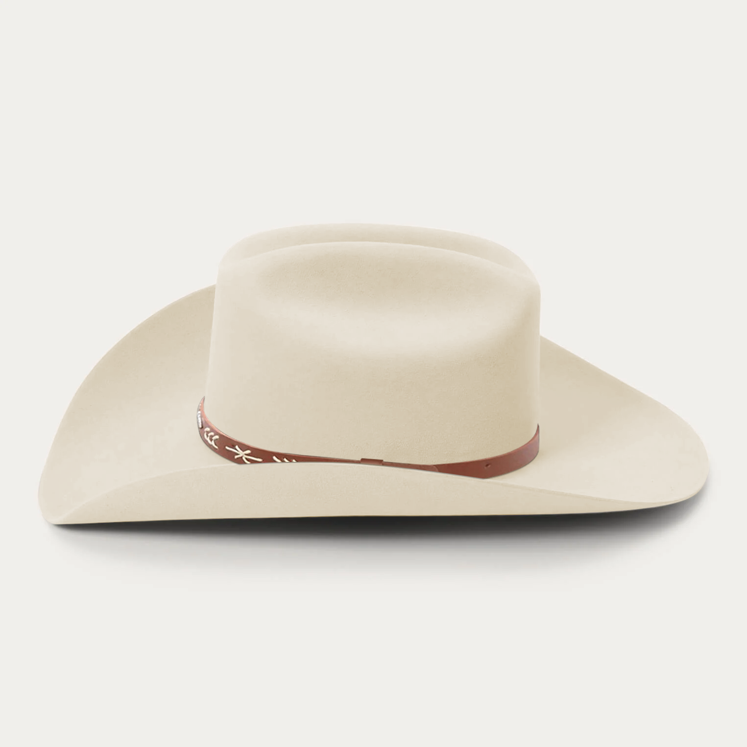 Bronco Felt Cowboy Hat - Red