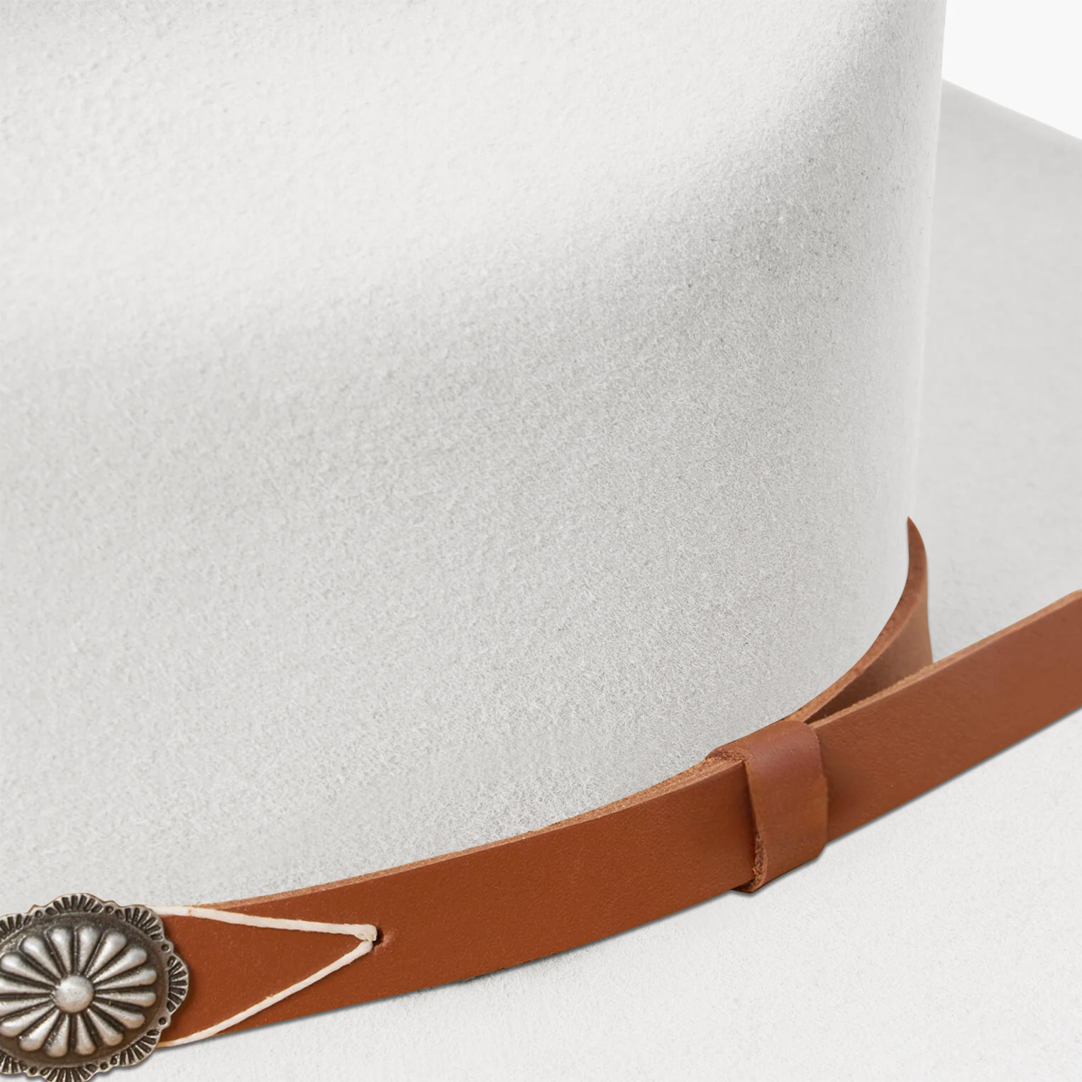 Rustic Felt Cowboy Hat -  Red