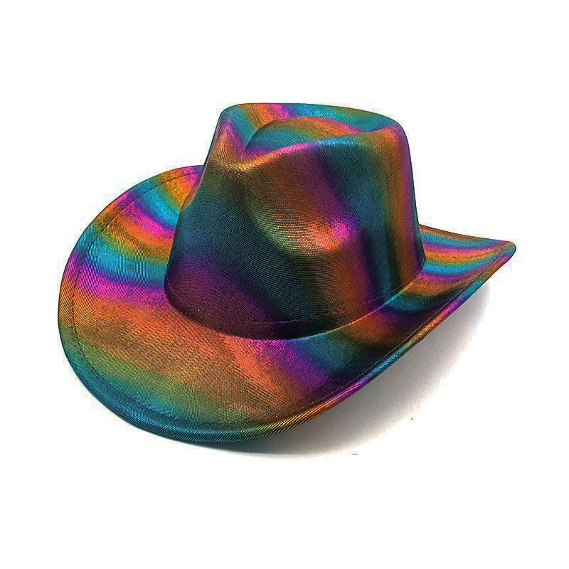 Multicolor Western Cowgirl Hat