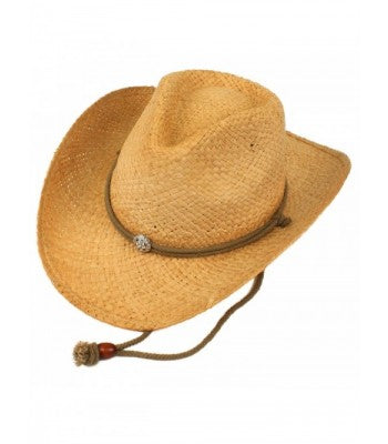 W omen Wild West Classic Straw Shapeable Cowboy Hat