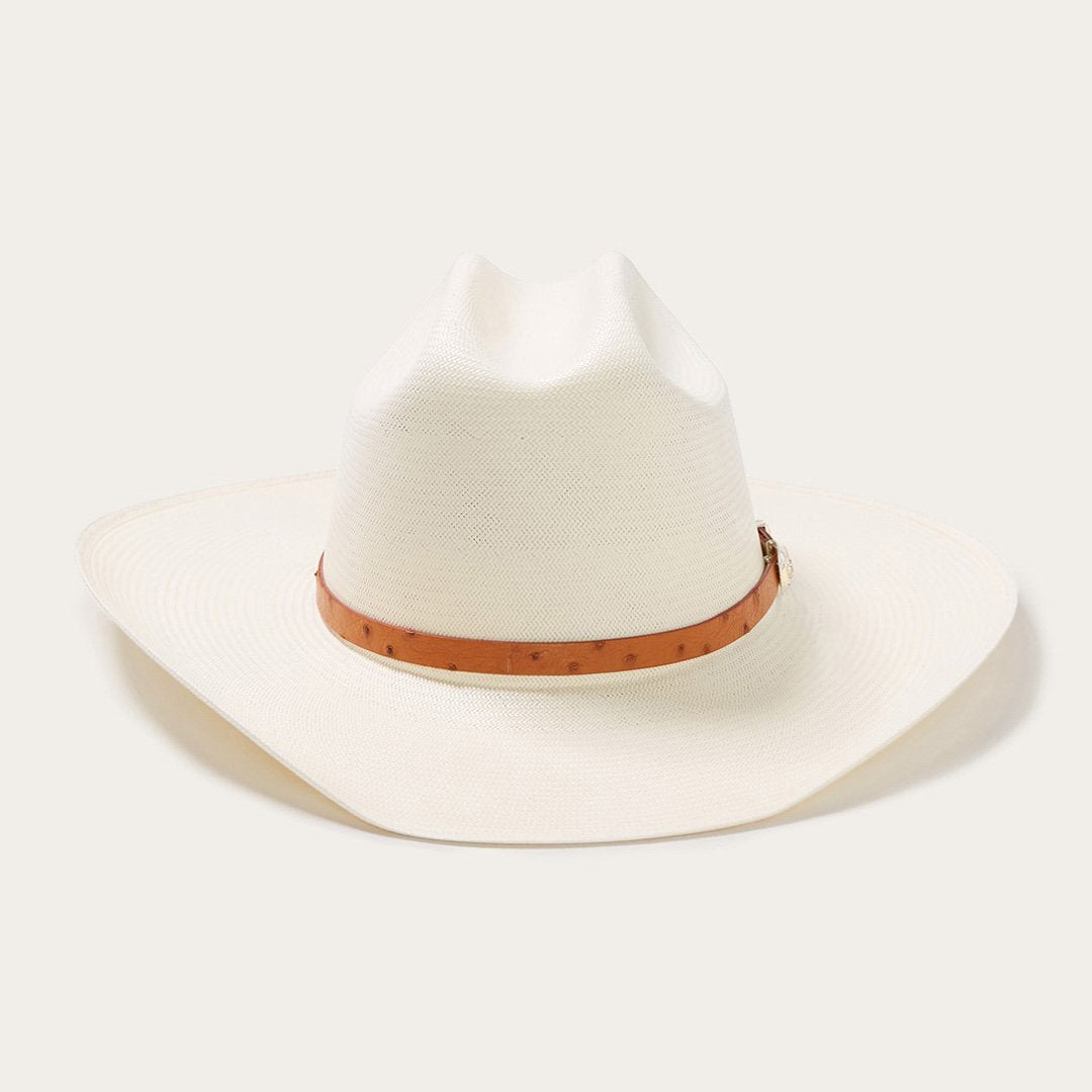 Women Cattleman's Charm White Straw Western Hat