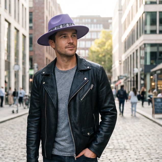 Modern Plum Hat