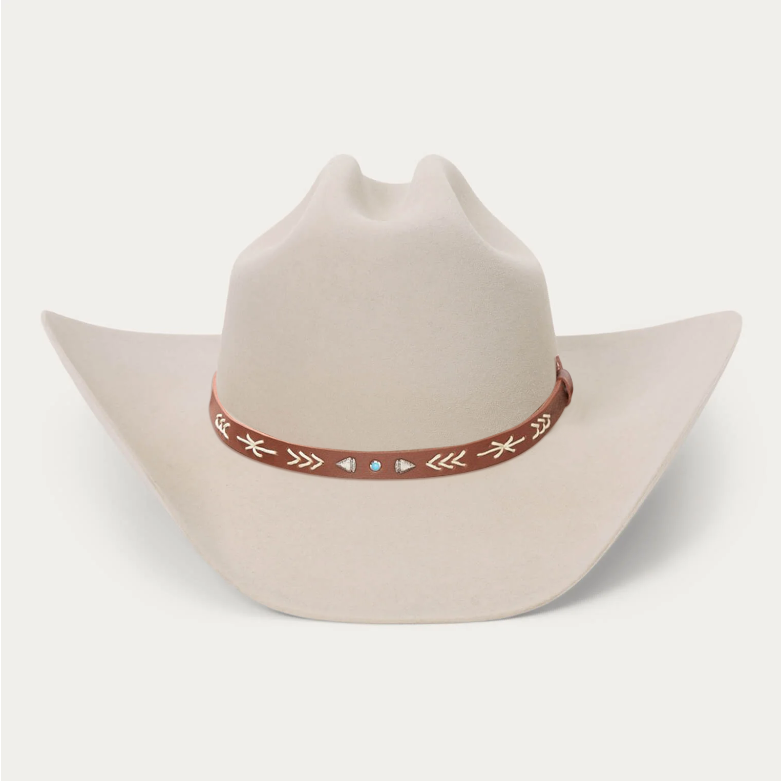 Bronco Felt Cowboy Hat - Red