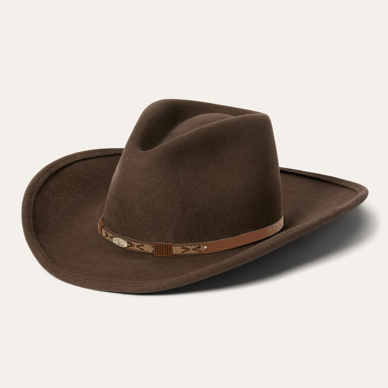 Drifter Felt Cowboy Hat - Red