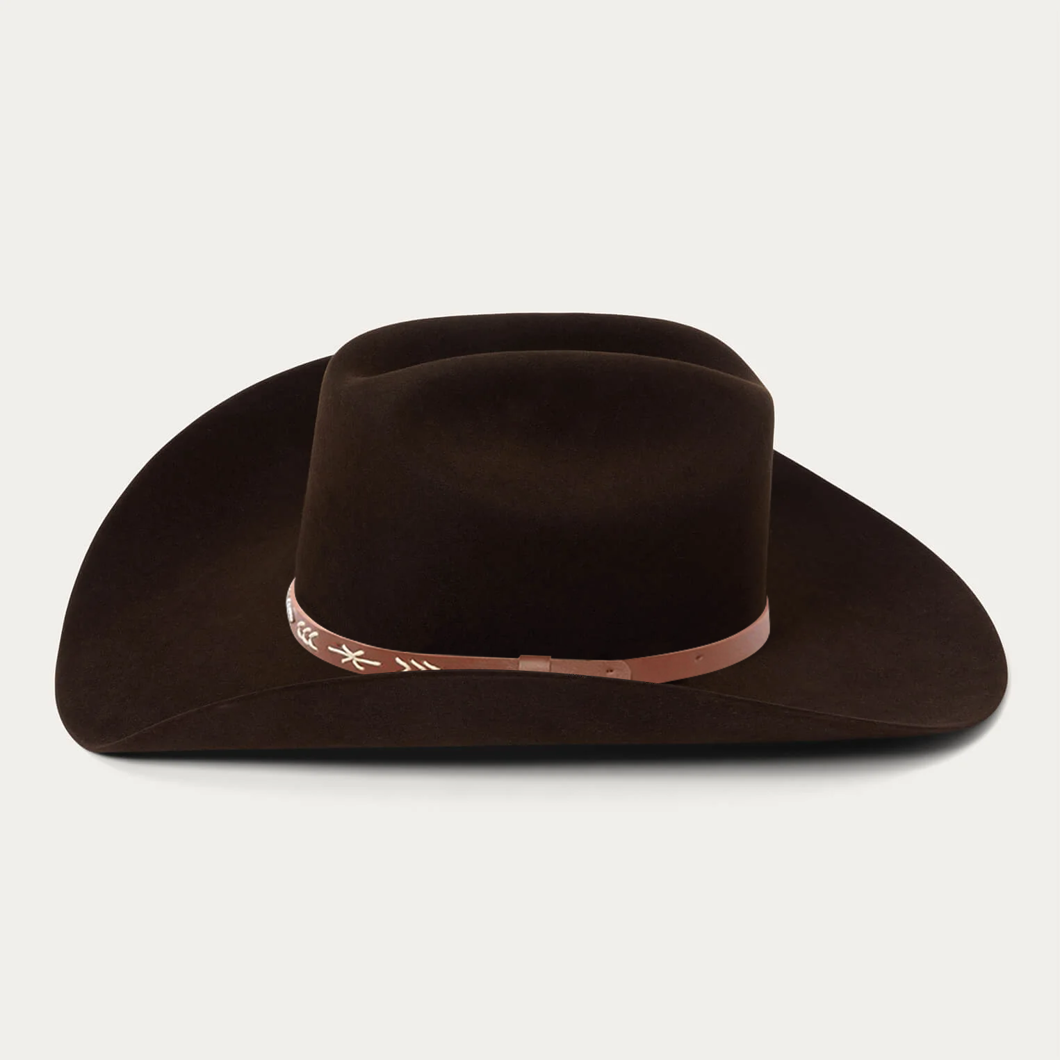 Bronco Felt Cowboy Hat - Red