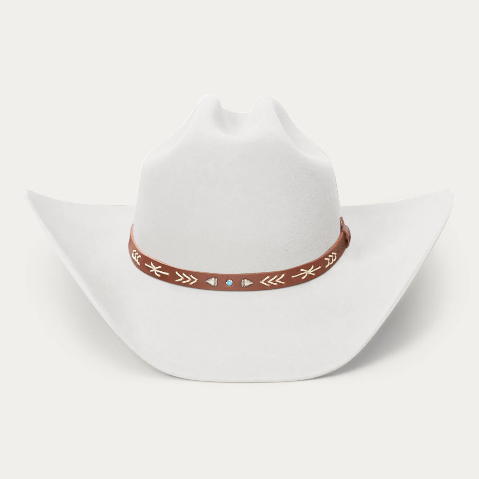 Bronco Felt Cowboy Hat - Red