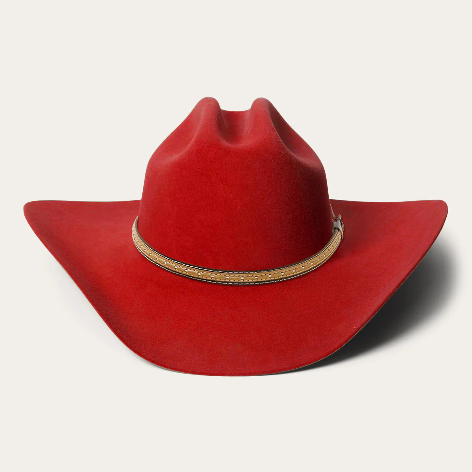 Prairie Felt Cowboy Hat - Red