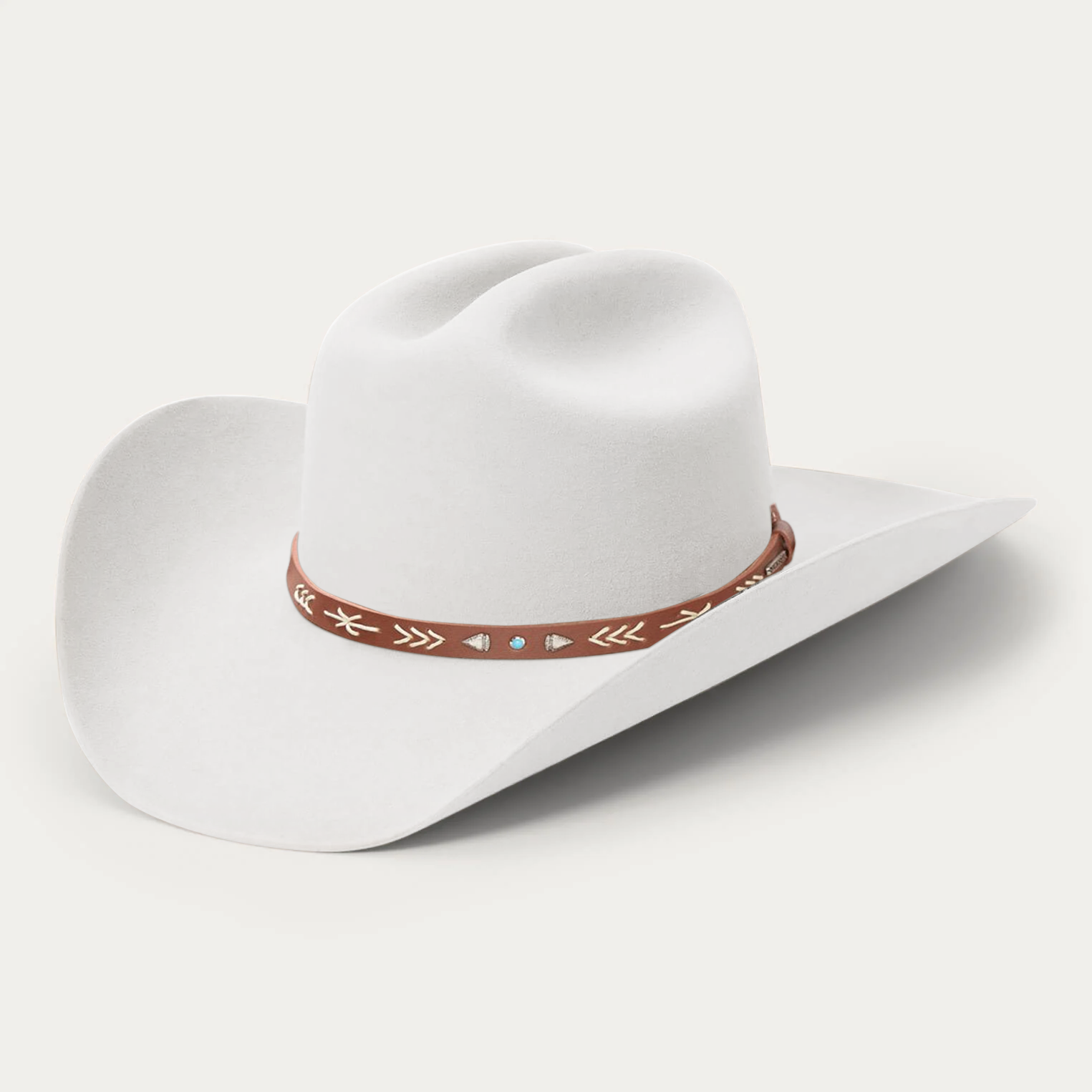 Bronco Felt Cowboy Hat - Red