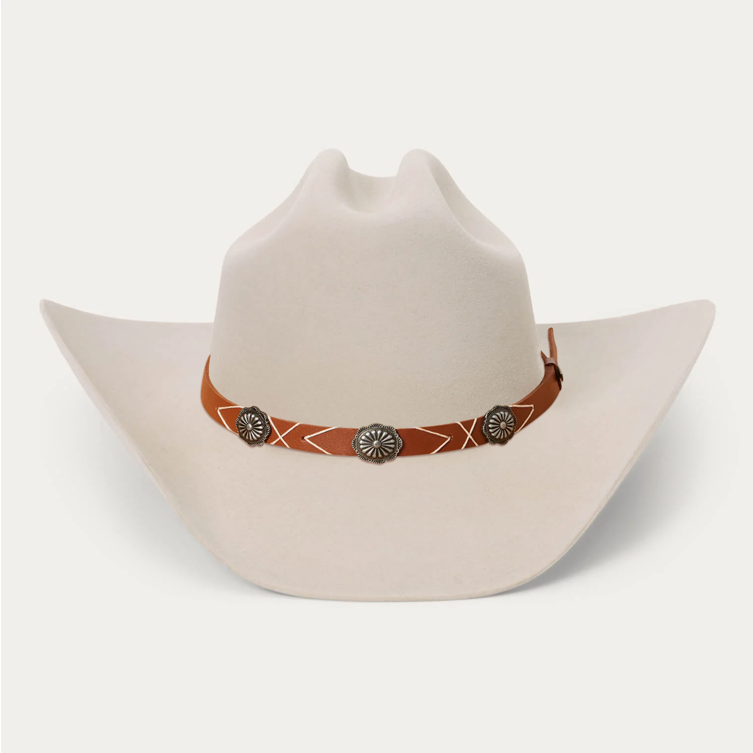 Rustic Felt Cowboy Hat -  Red