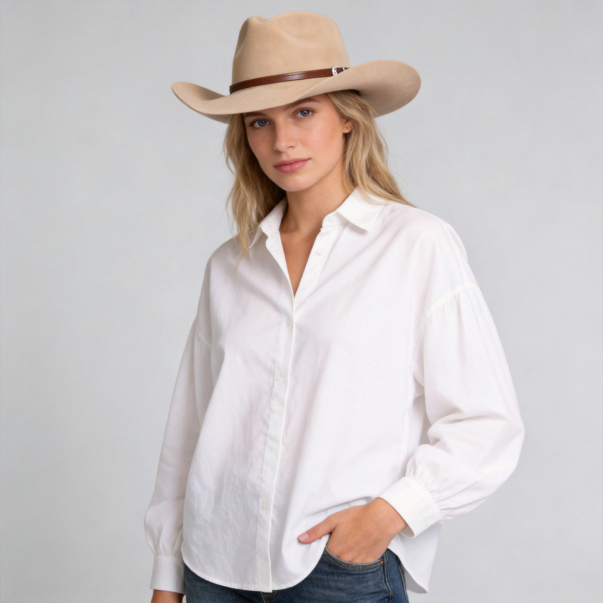 Women Seneca The Pioneer Western Hat