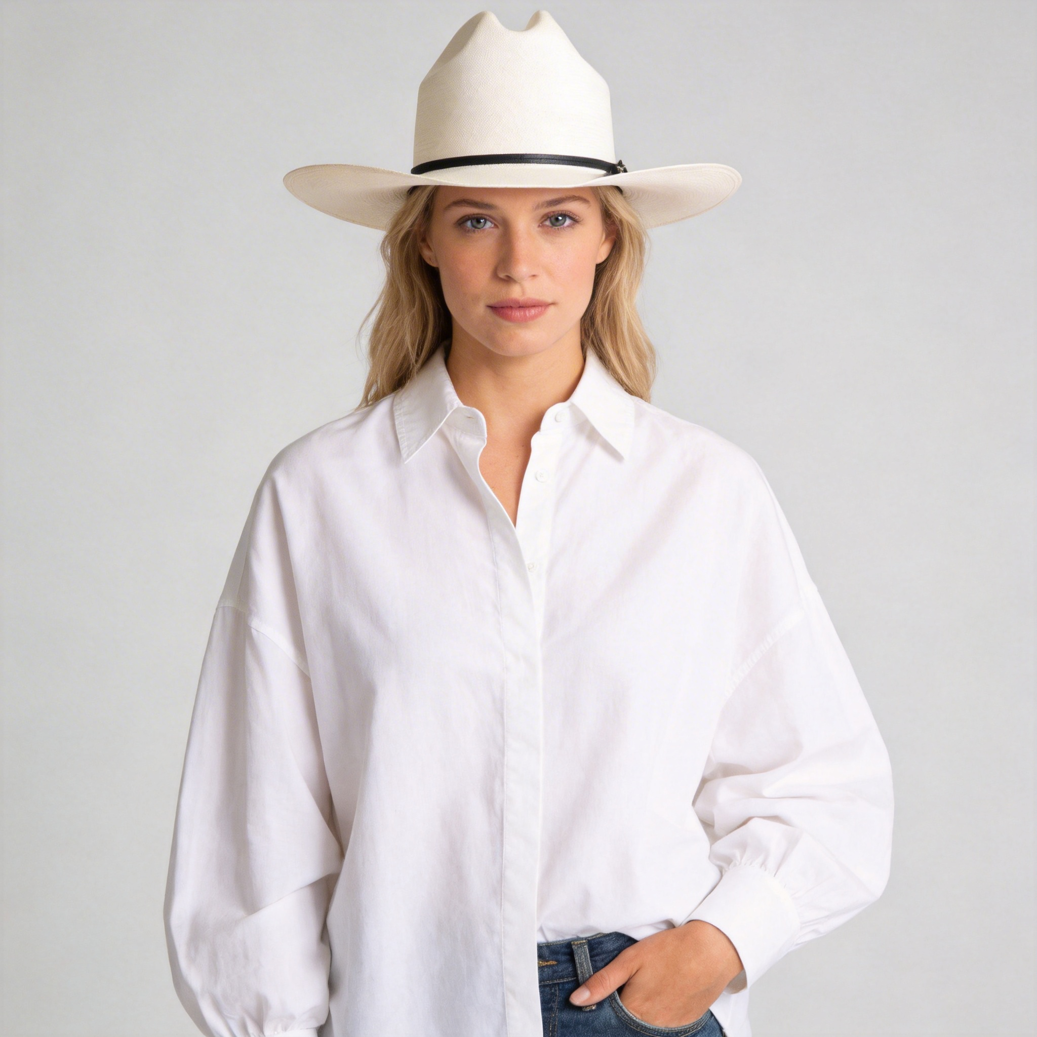 Women Premier Straw Western Hat