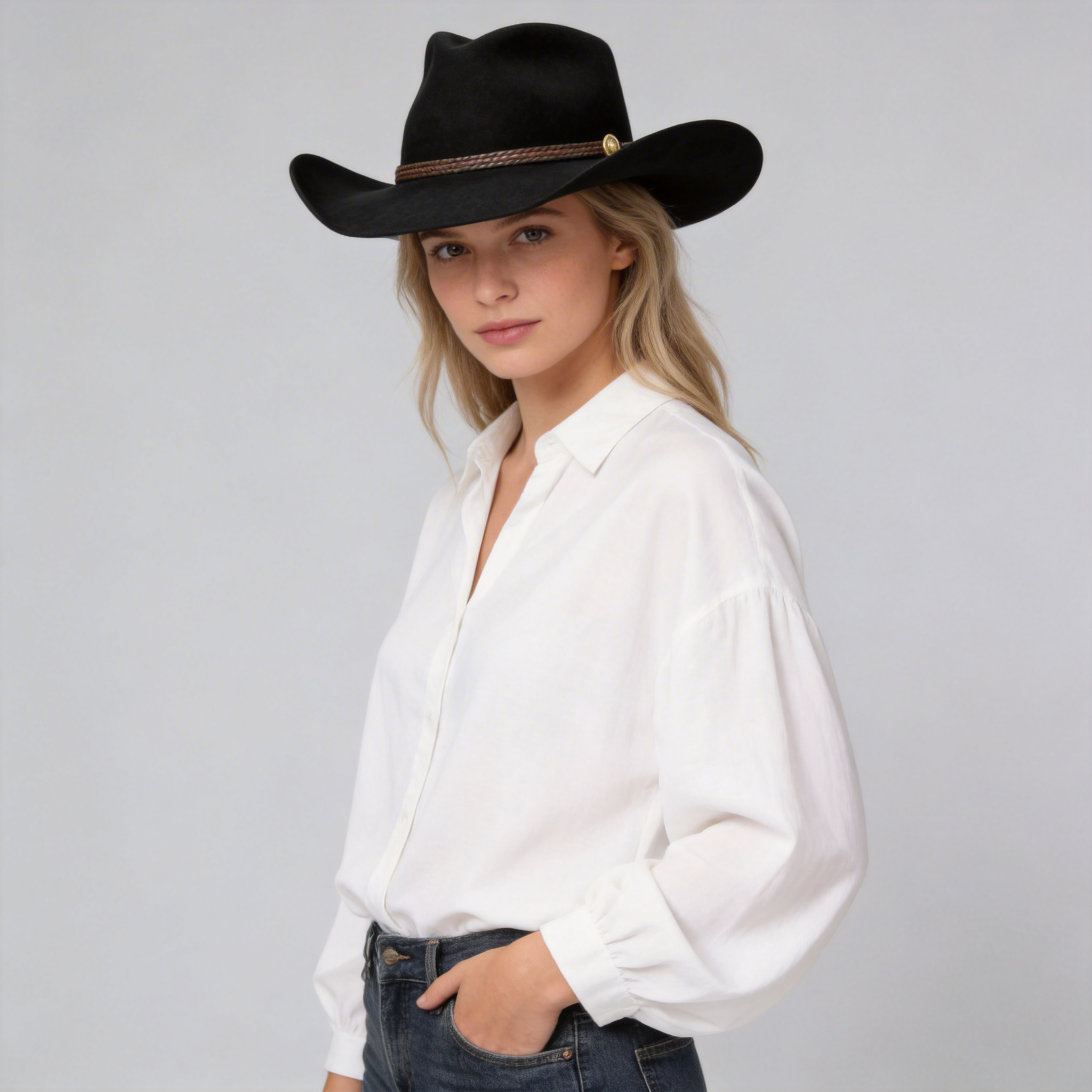 Women Western Hat Western Rustic Style