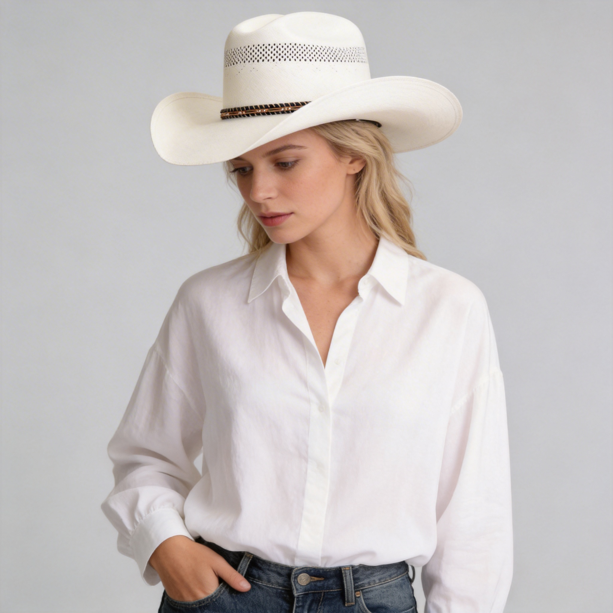 Uncompromising Design Straw Cowboy Hat