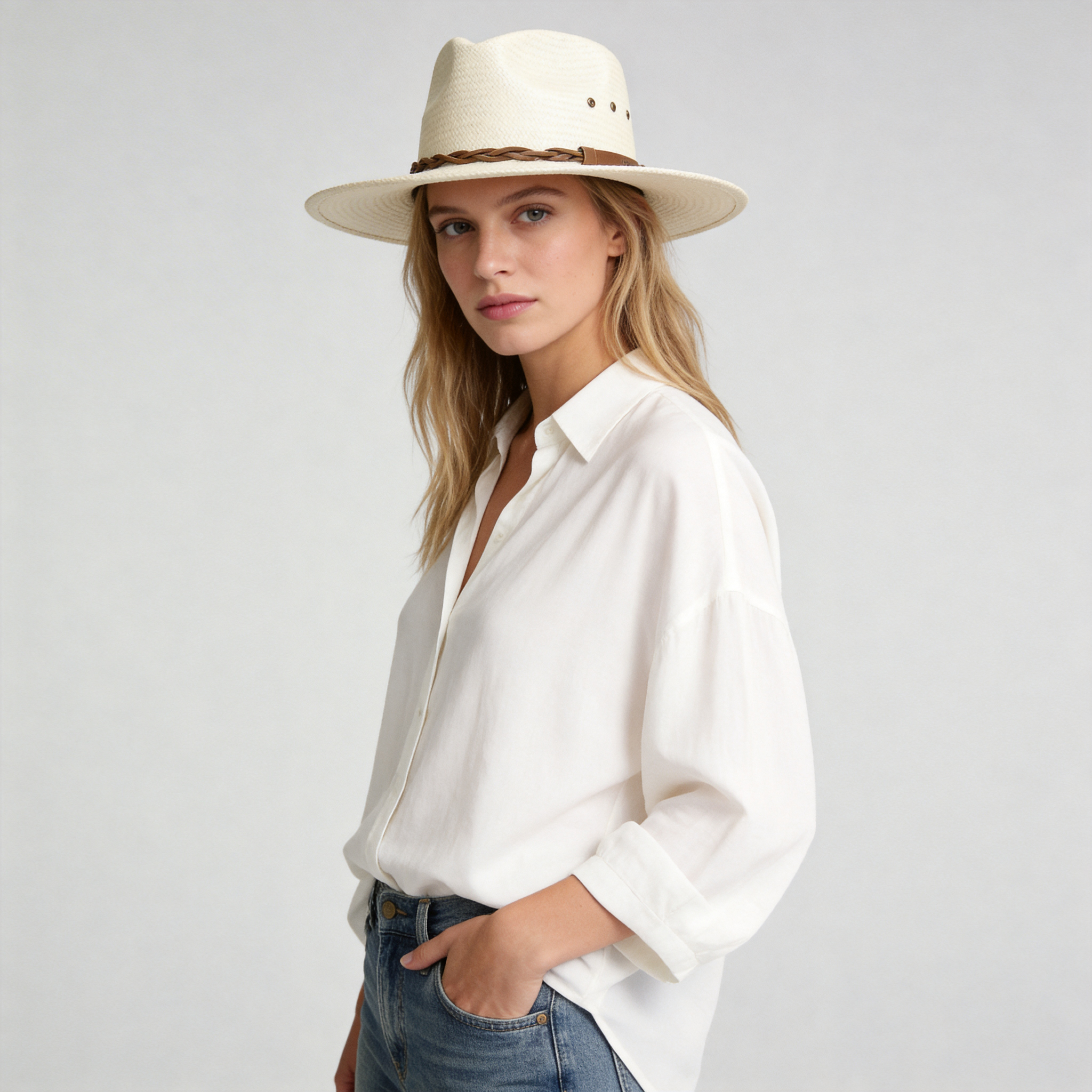 Dapper Gent's Fedora Straw Fedora