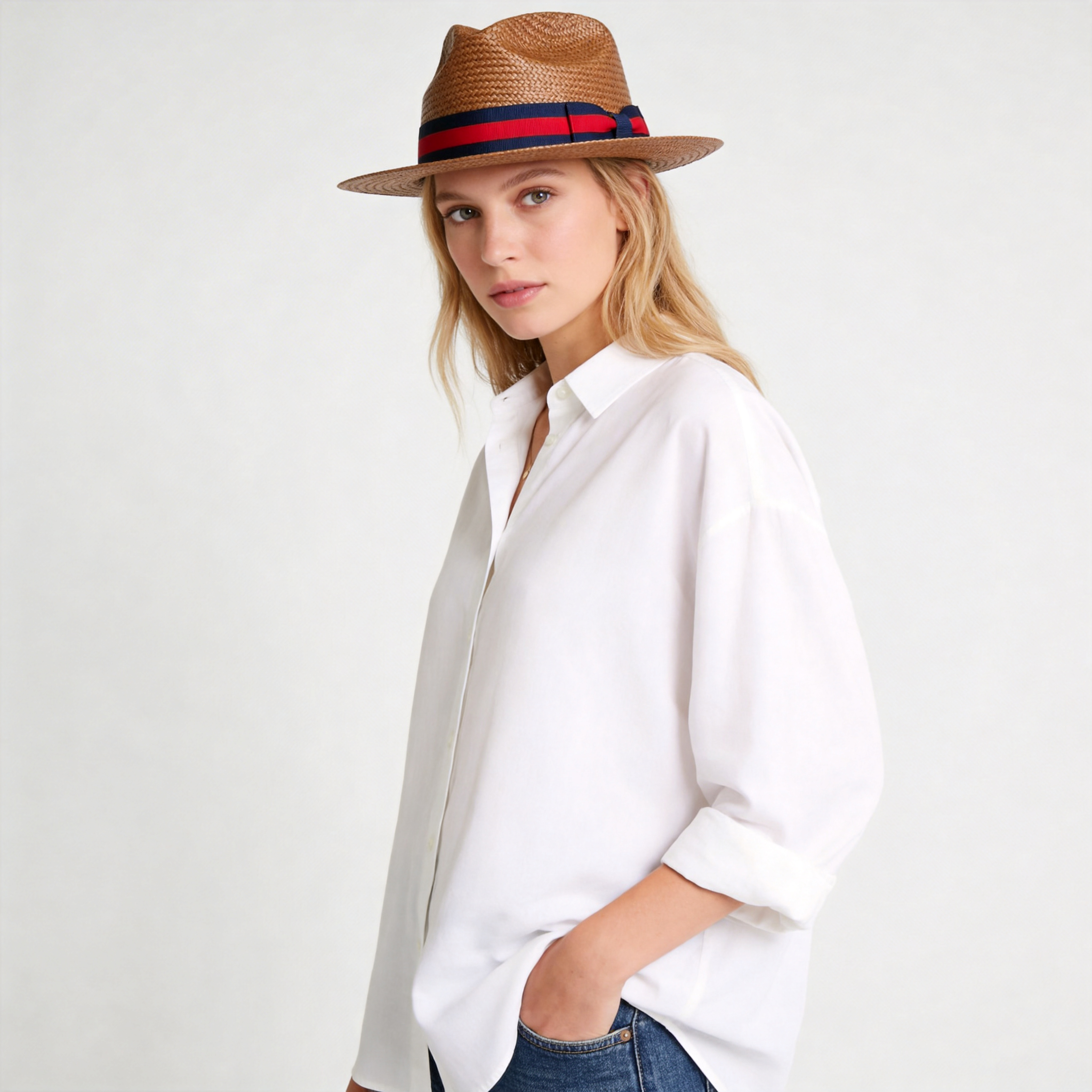 Street Style Fedora Straw Hat