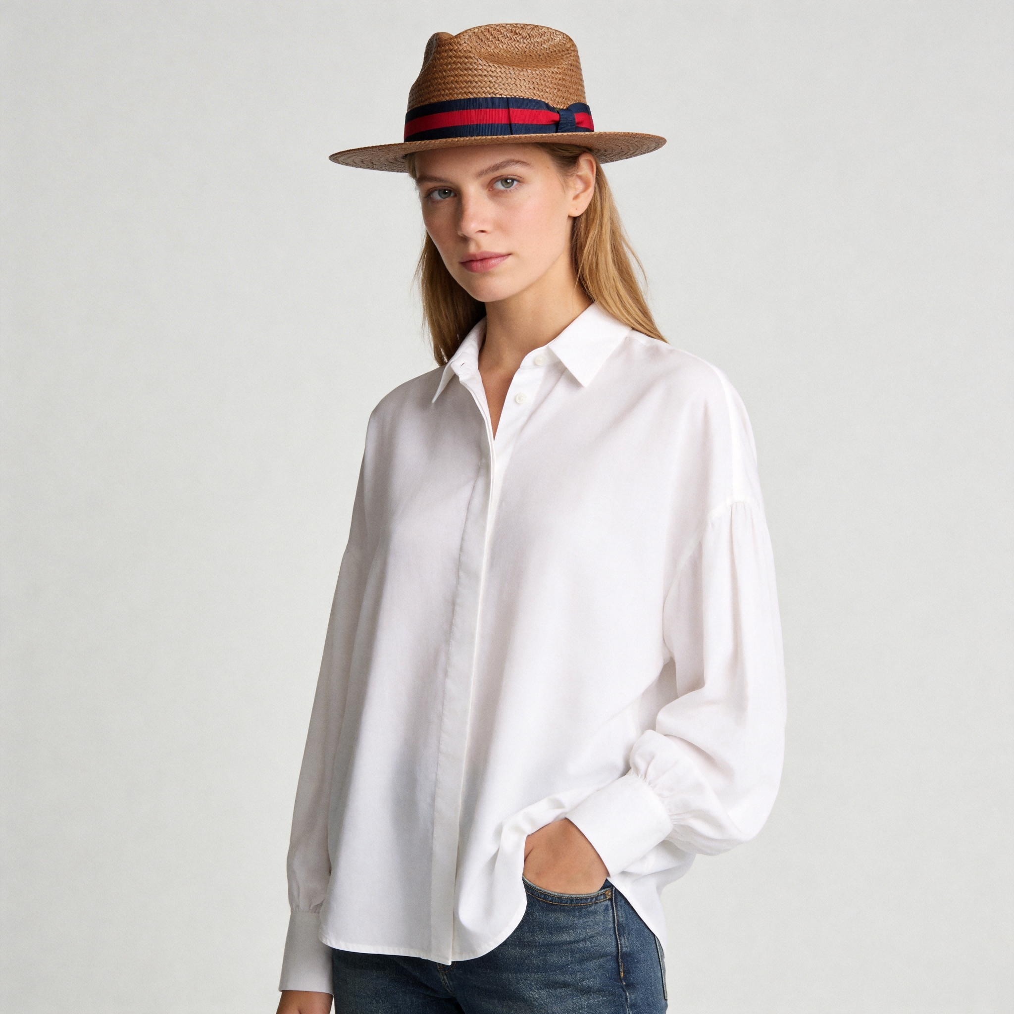 Street Style Fedora Straw Hat