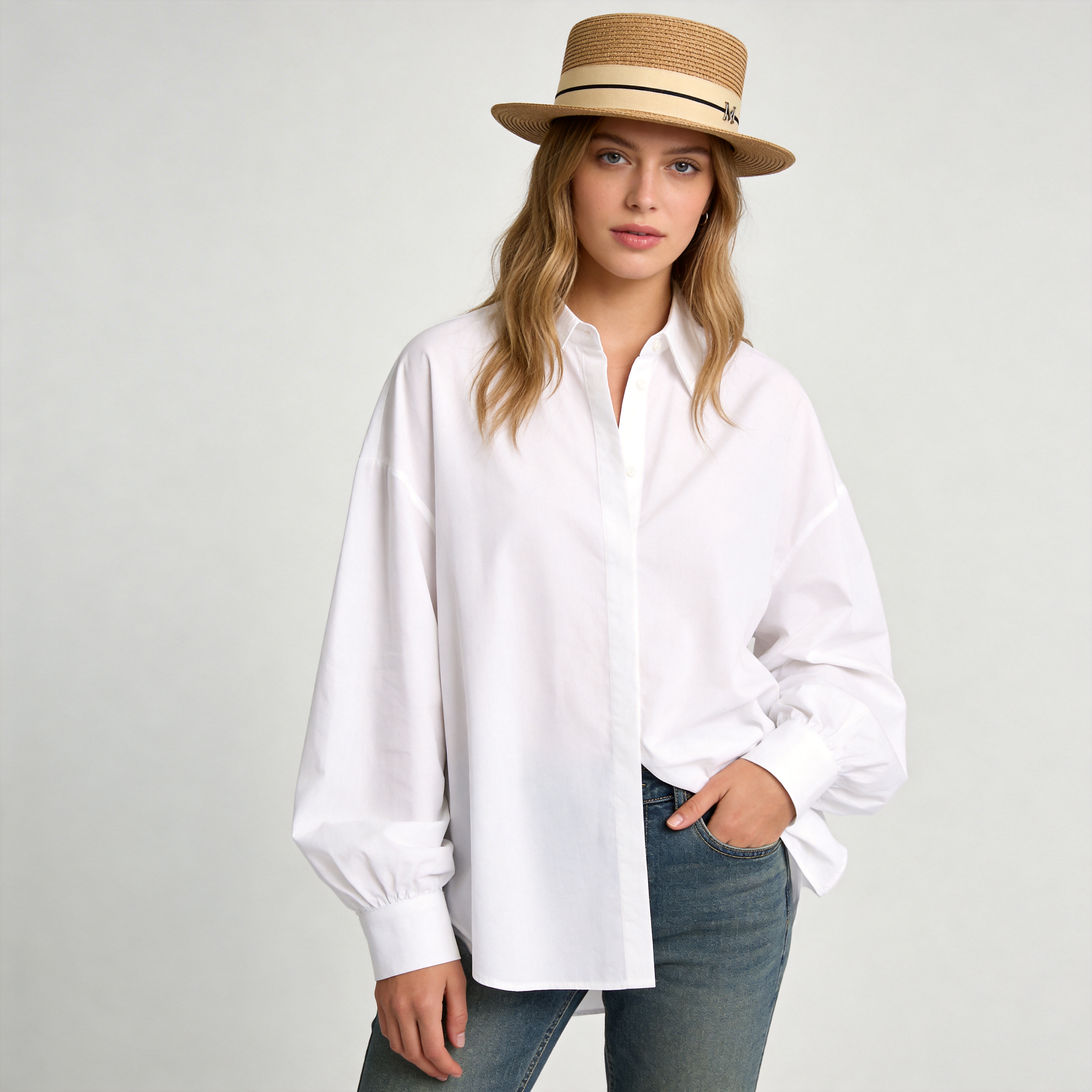 Women Straw Hat Boater Hats