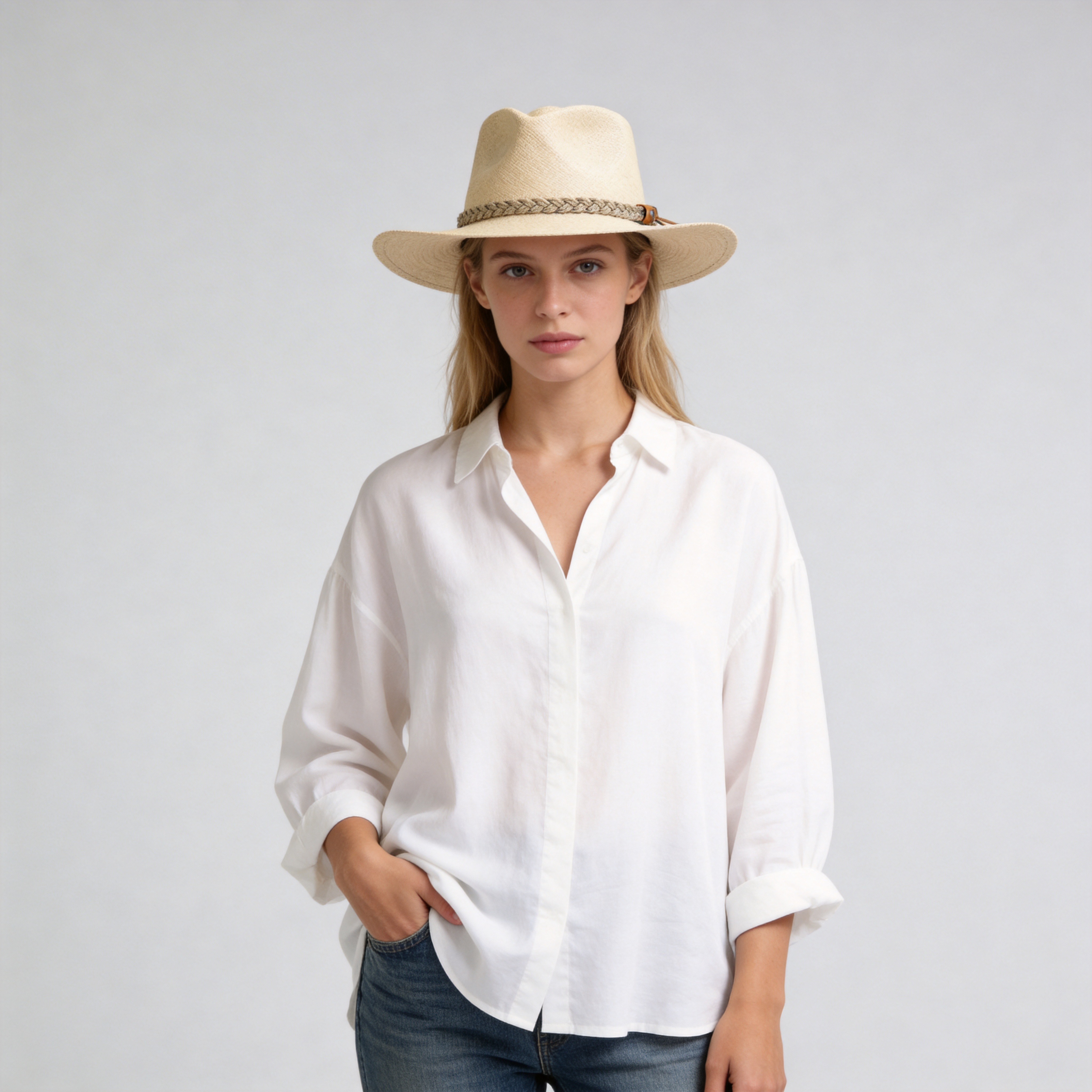 Women Panama Straw Hat