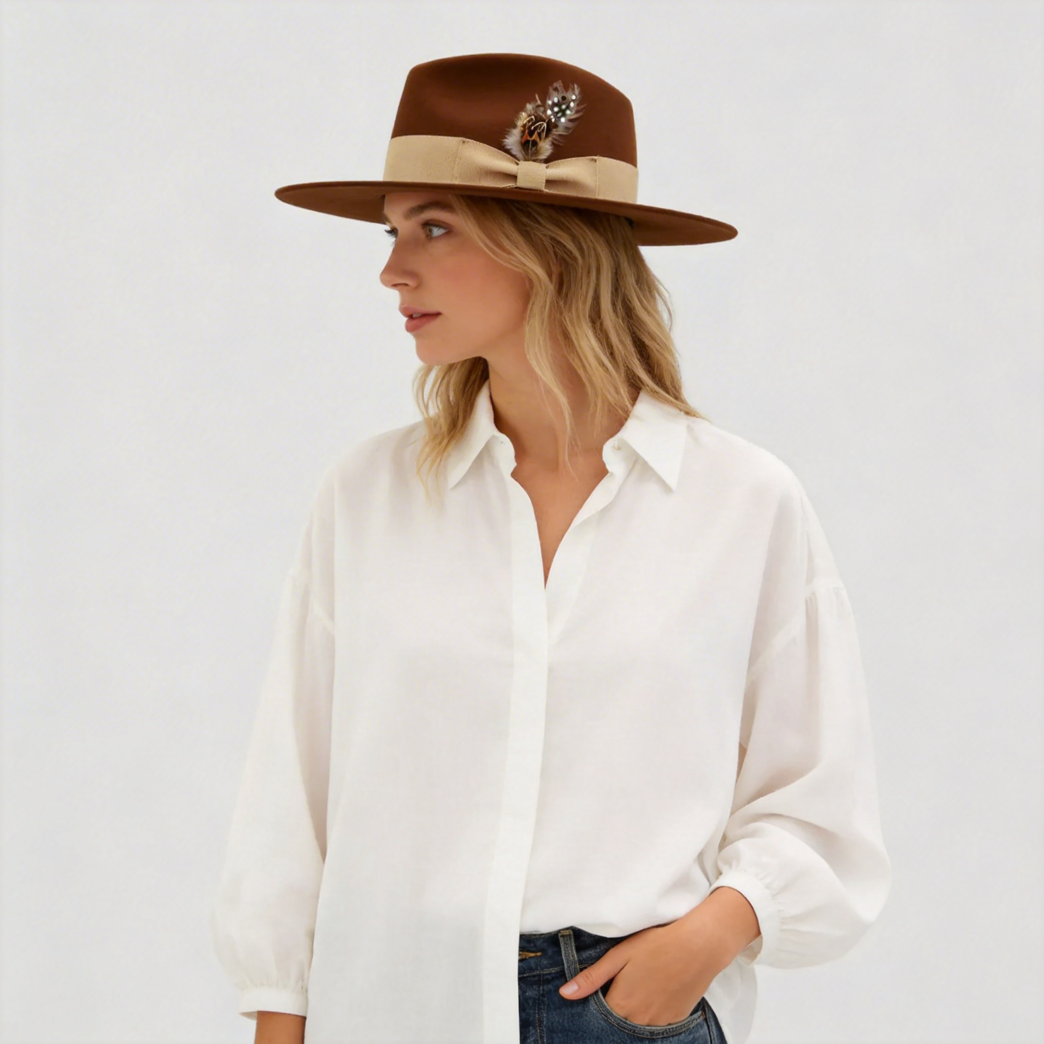 Suave Fedora Hat–Brown