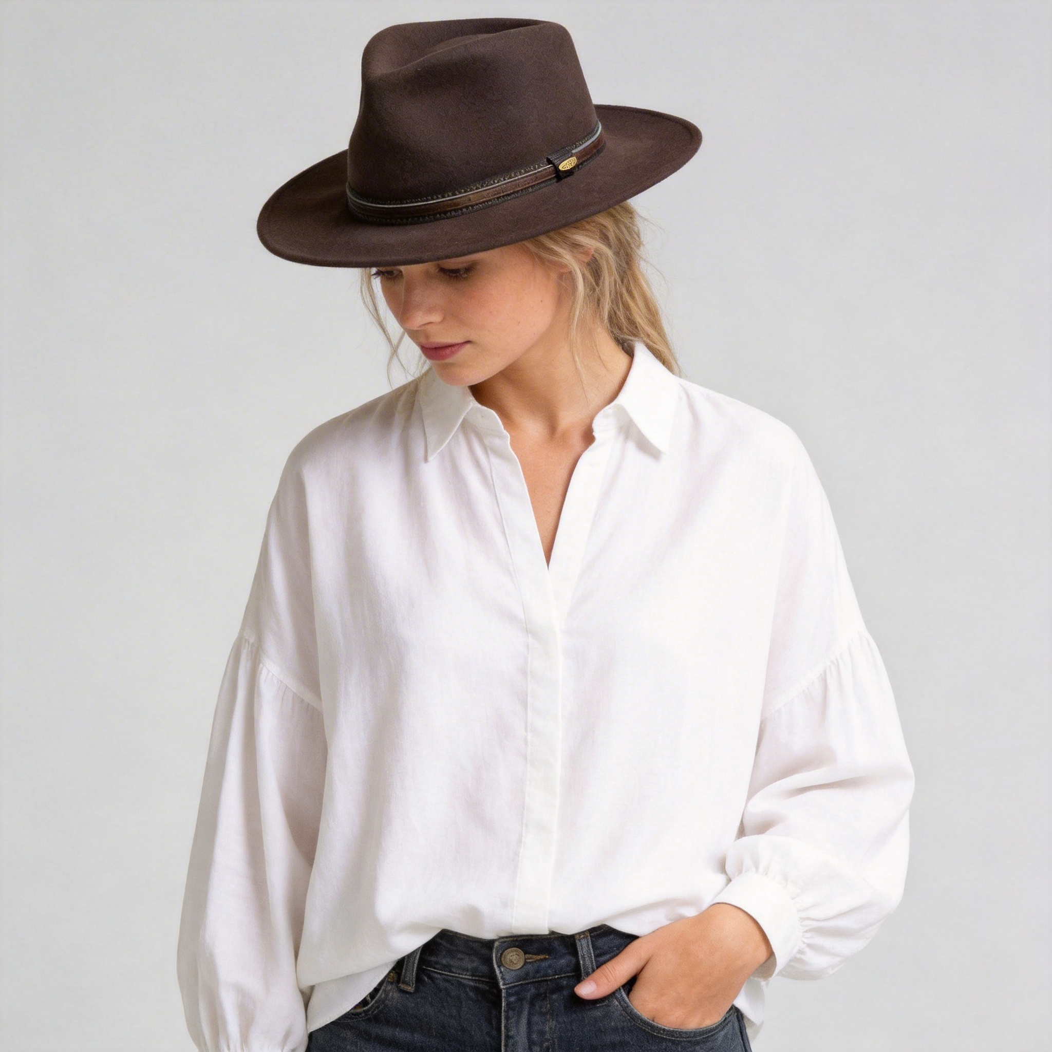 Women Wool Felt Outback- San Antonio