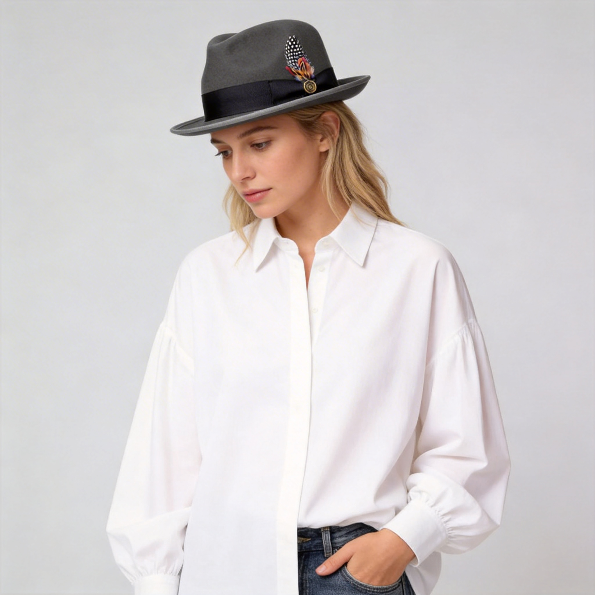 Sophisticate's Signature-Fedora Gray