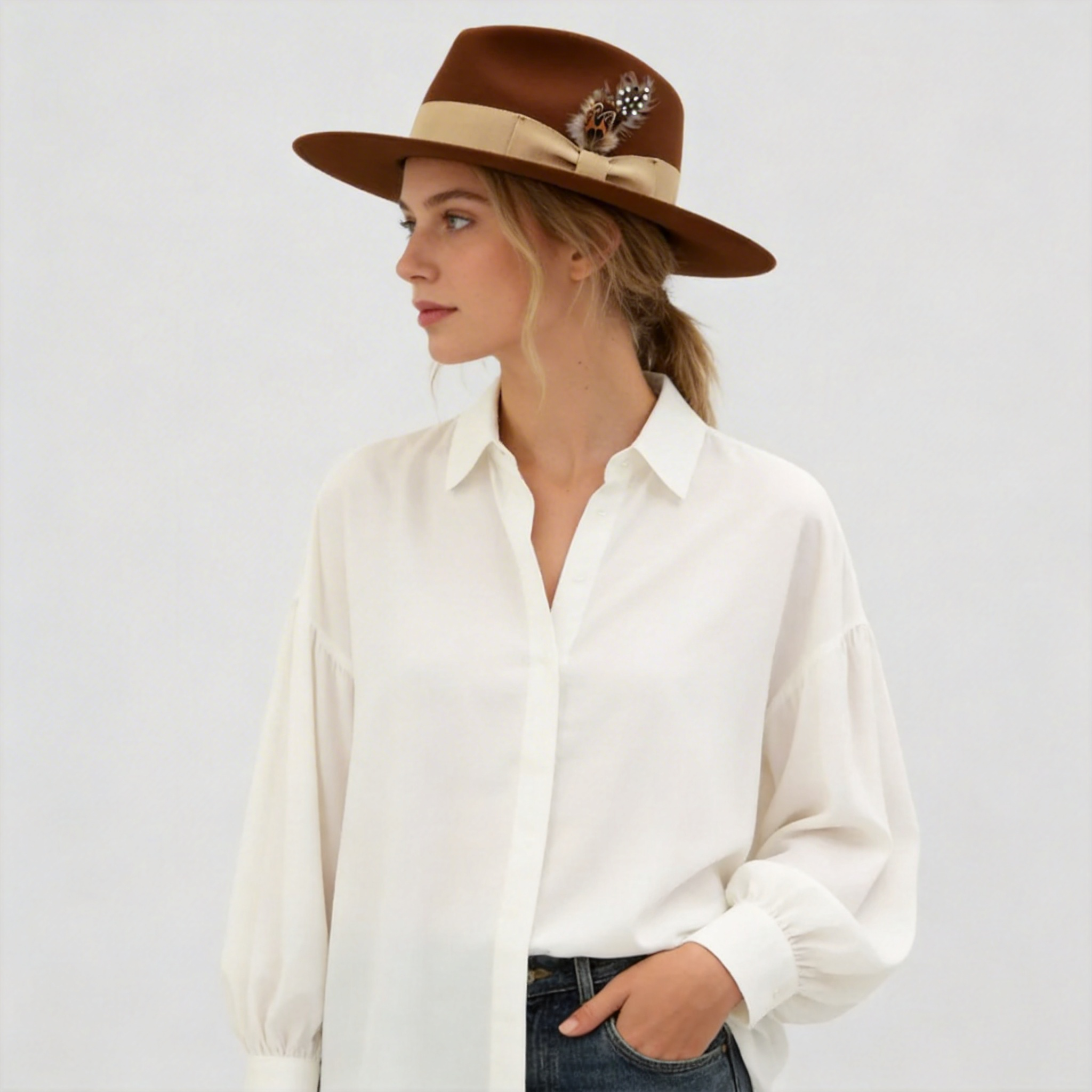 Suave Fedora Hat–Brown