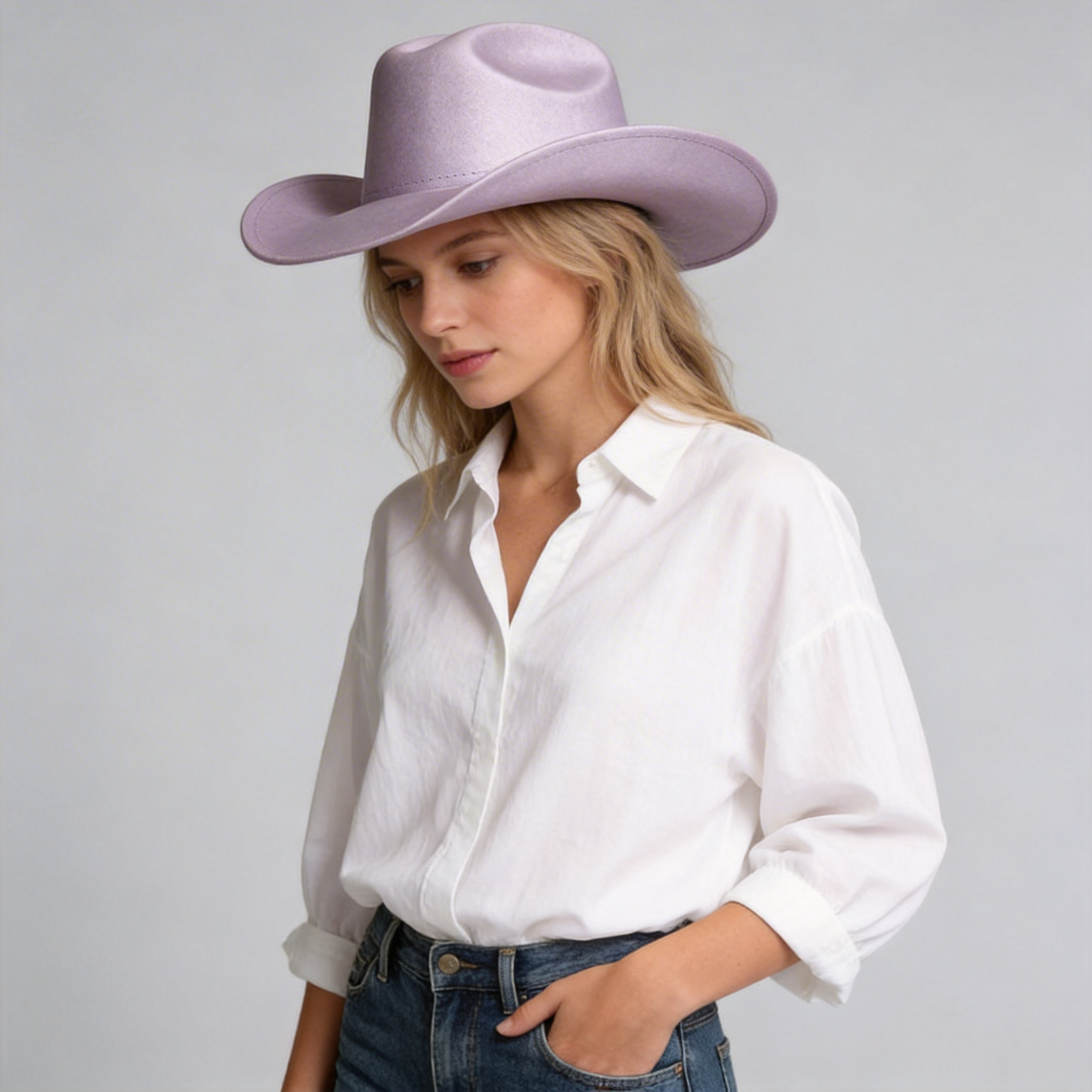 Neon Western Cowgirl Hat