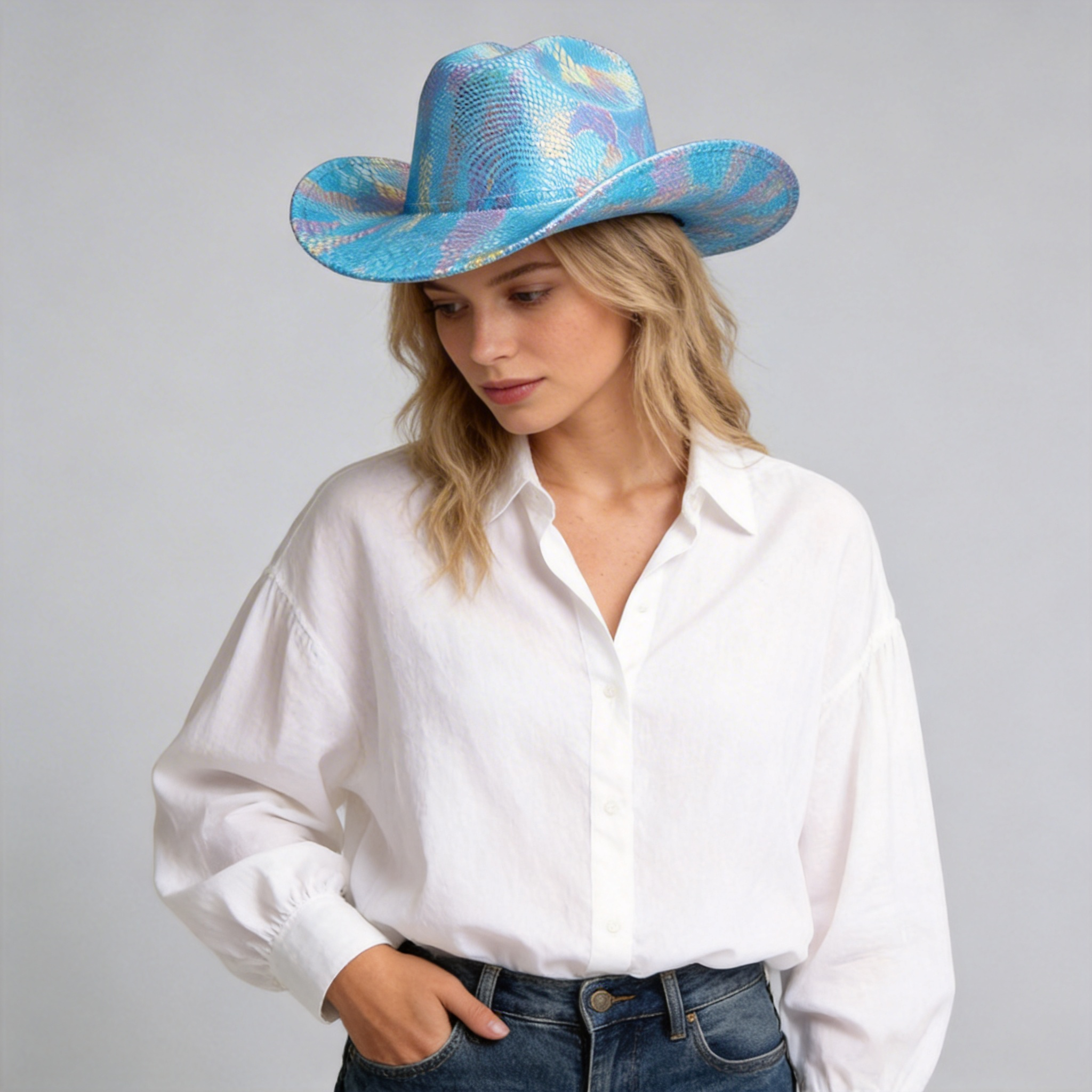 Sunset Ombre Western Cowgirl Hat