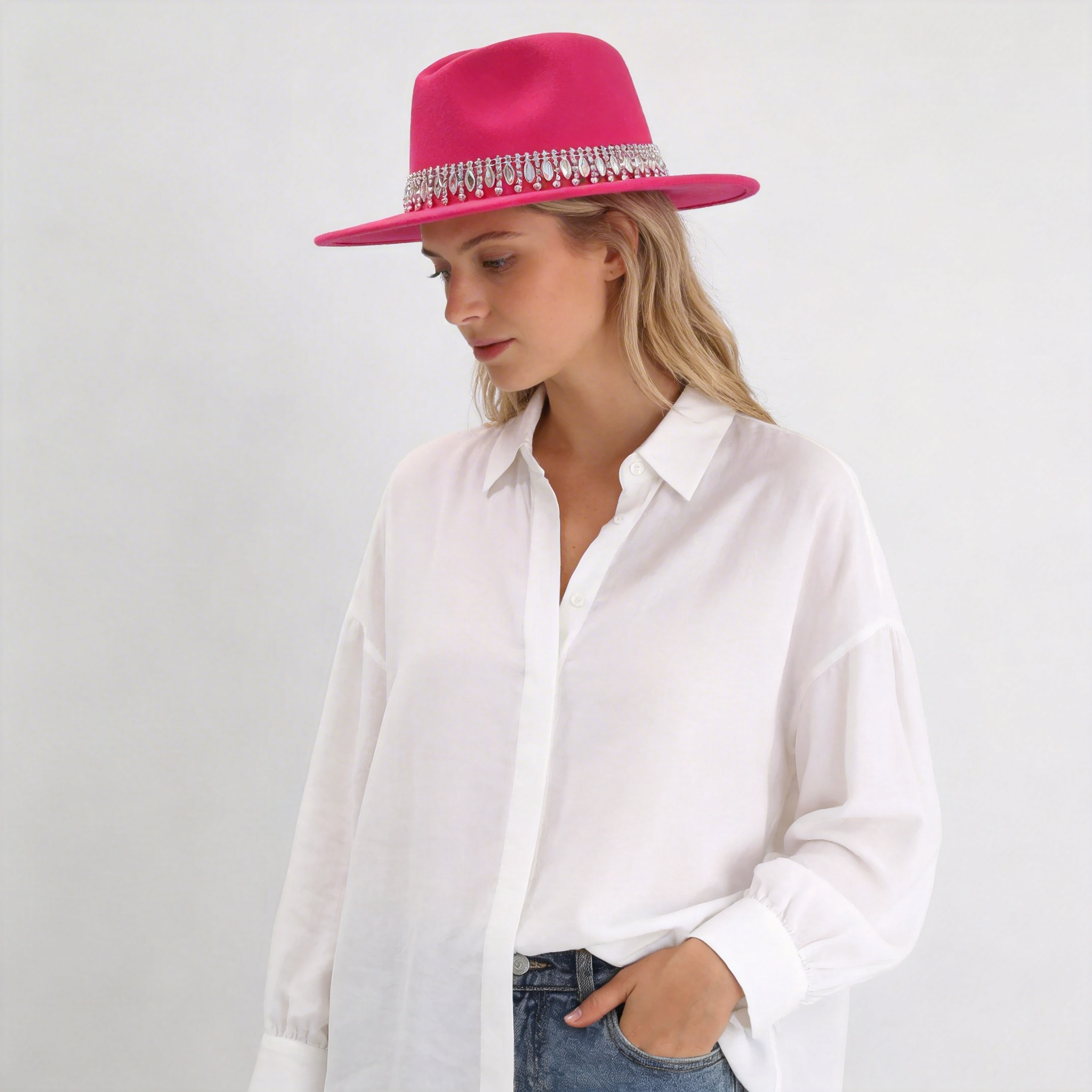 Adjustable Sparkling Cowboy Hat