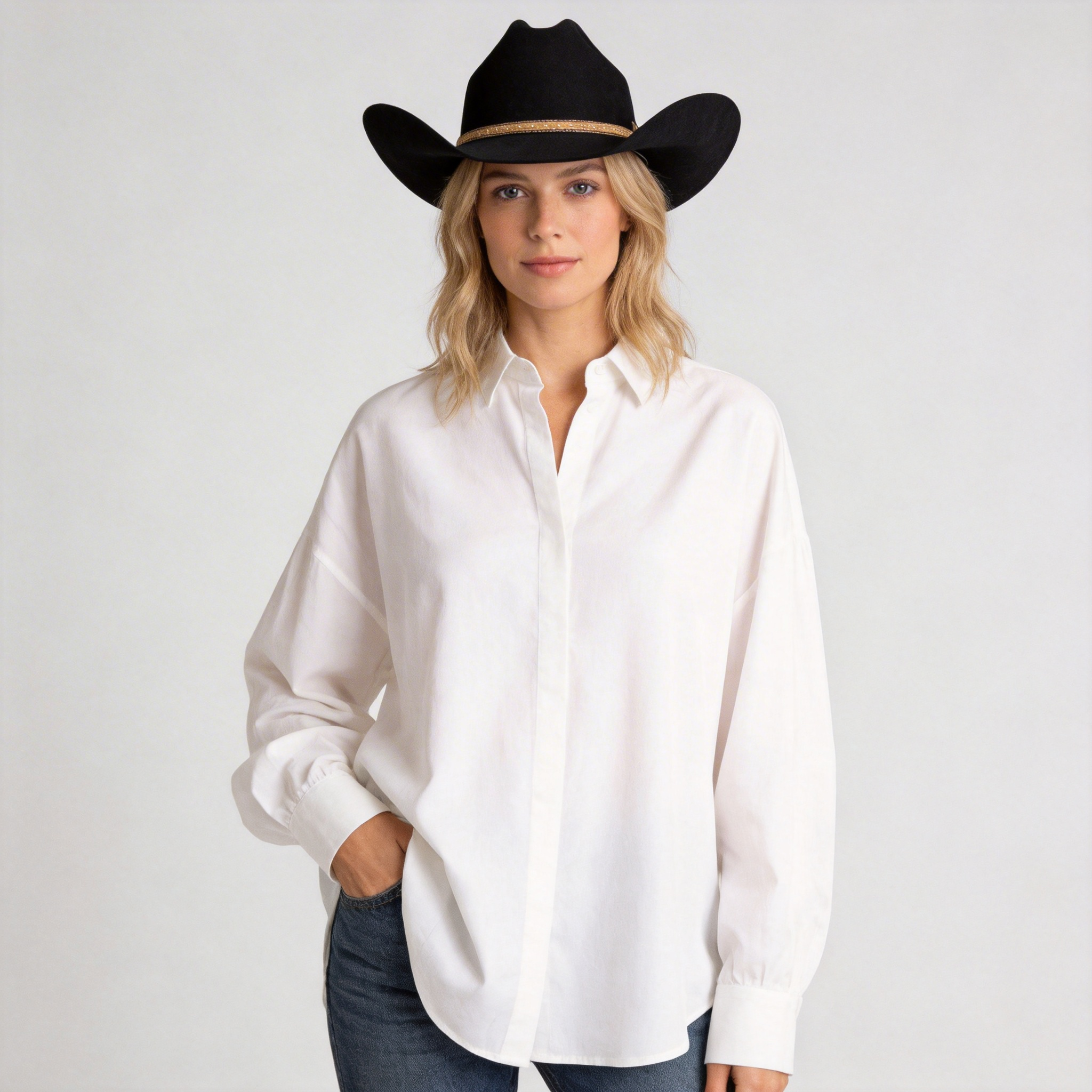 Prairie Felt Cowboy Hat - Red