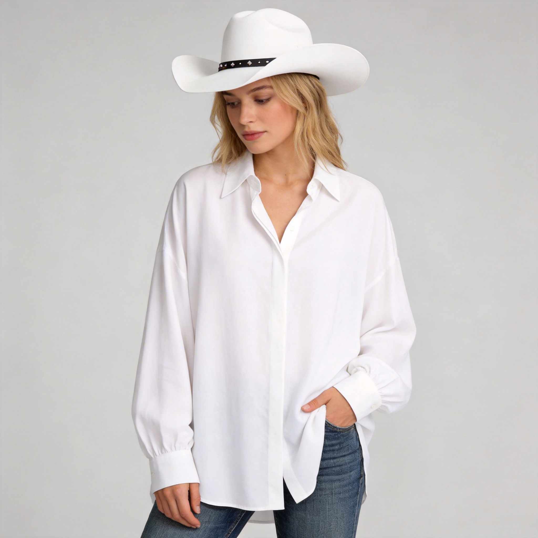 Wrangler Felt Cowboy Hat - Red