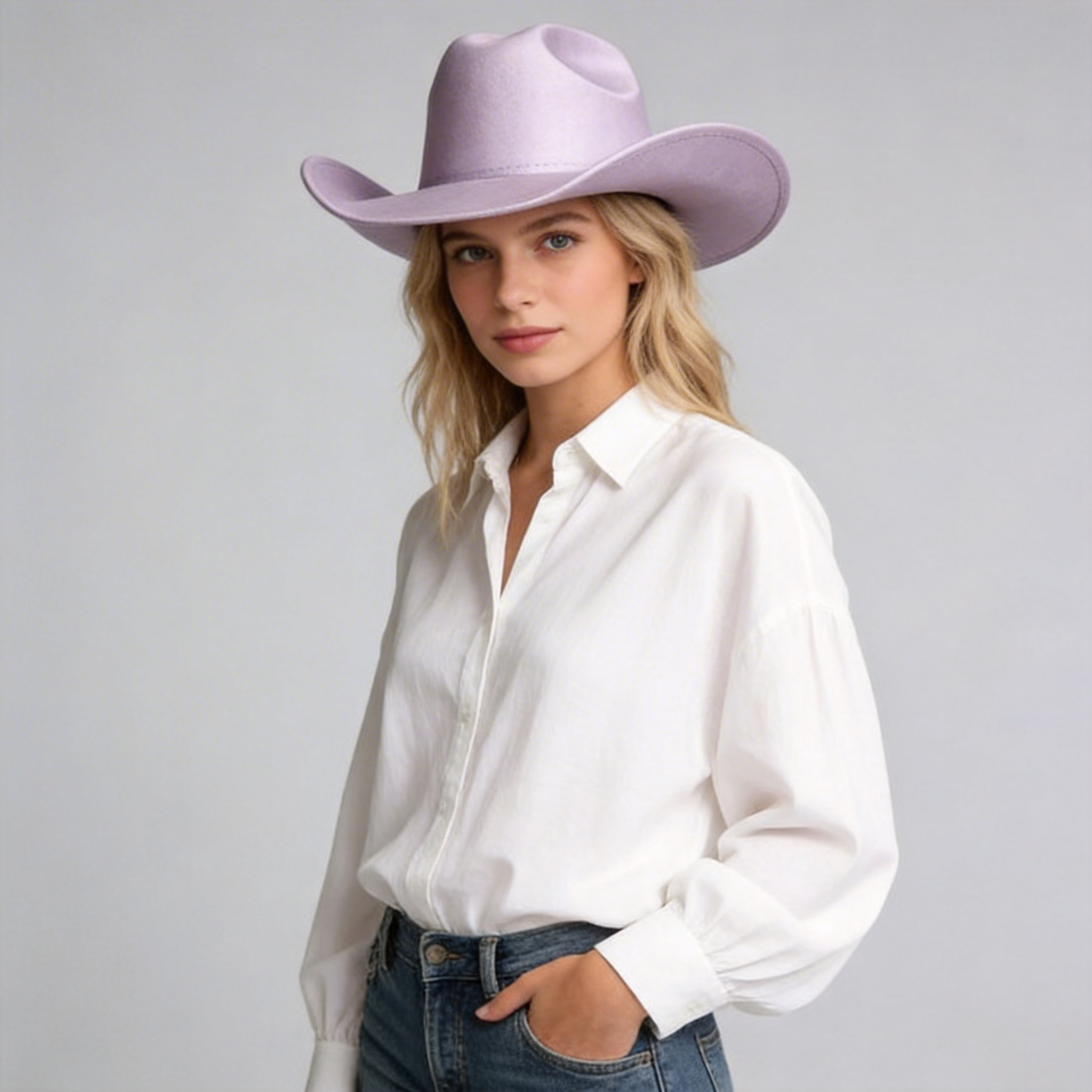 Neon Western Cowgirl Hat