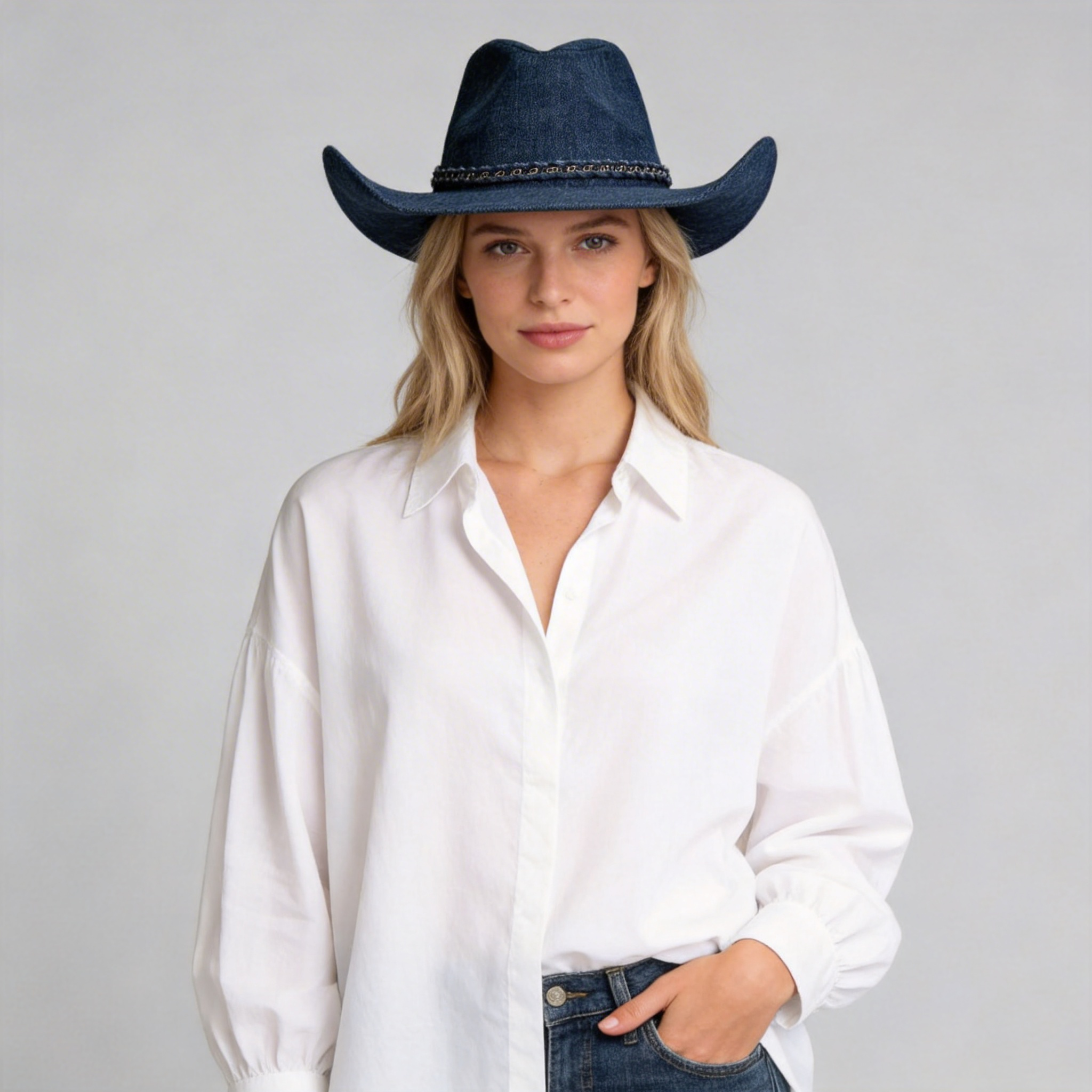 Women Denim Vintage Link – Bold Brim
