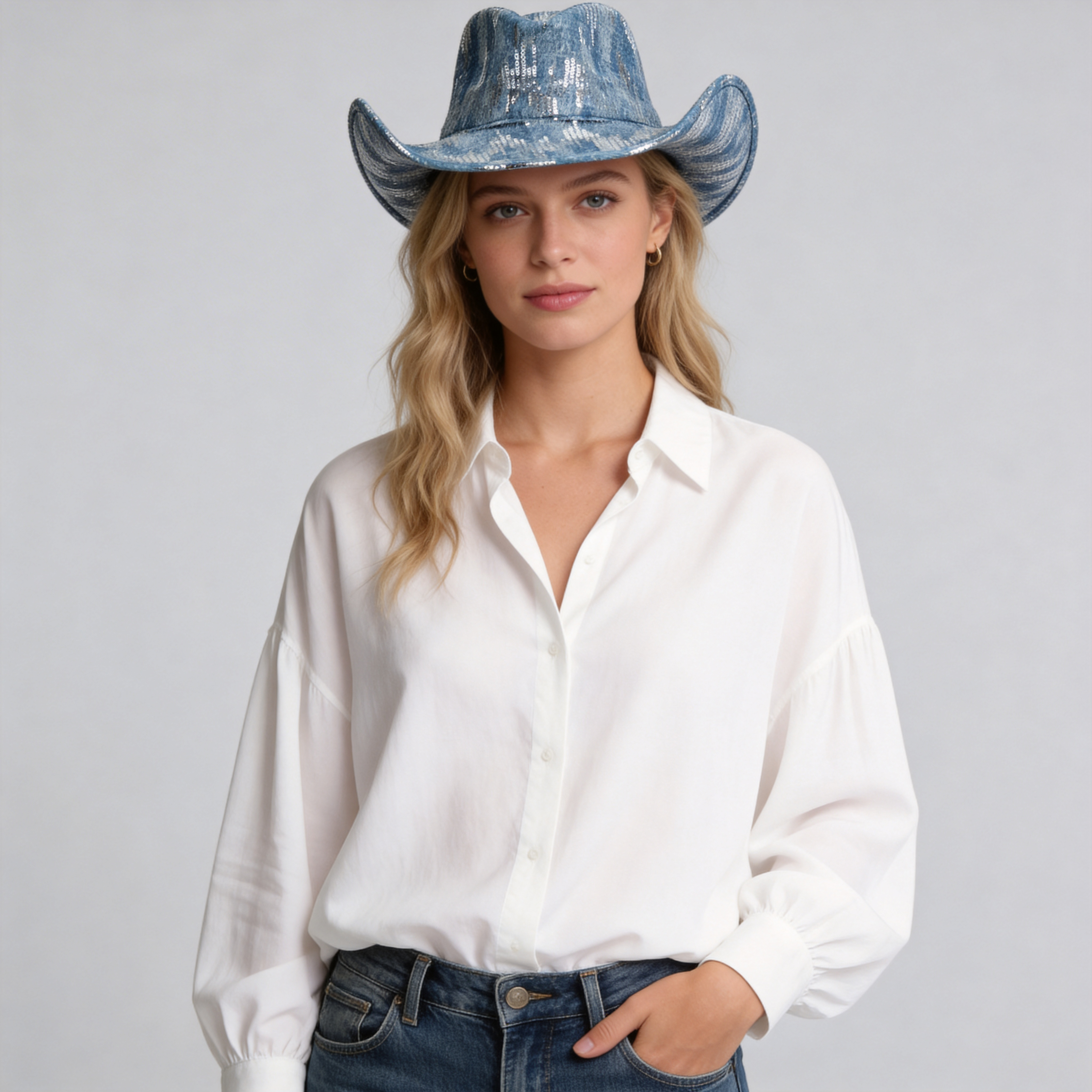 Women Denim Shine West – Bold Brim