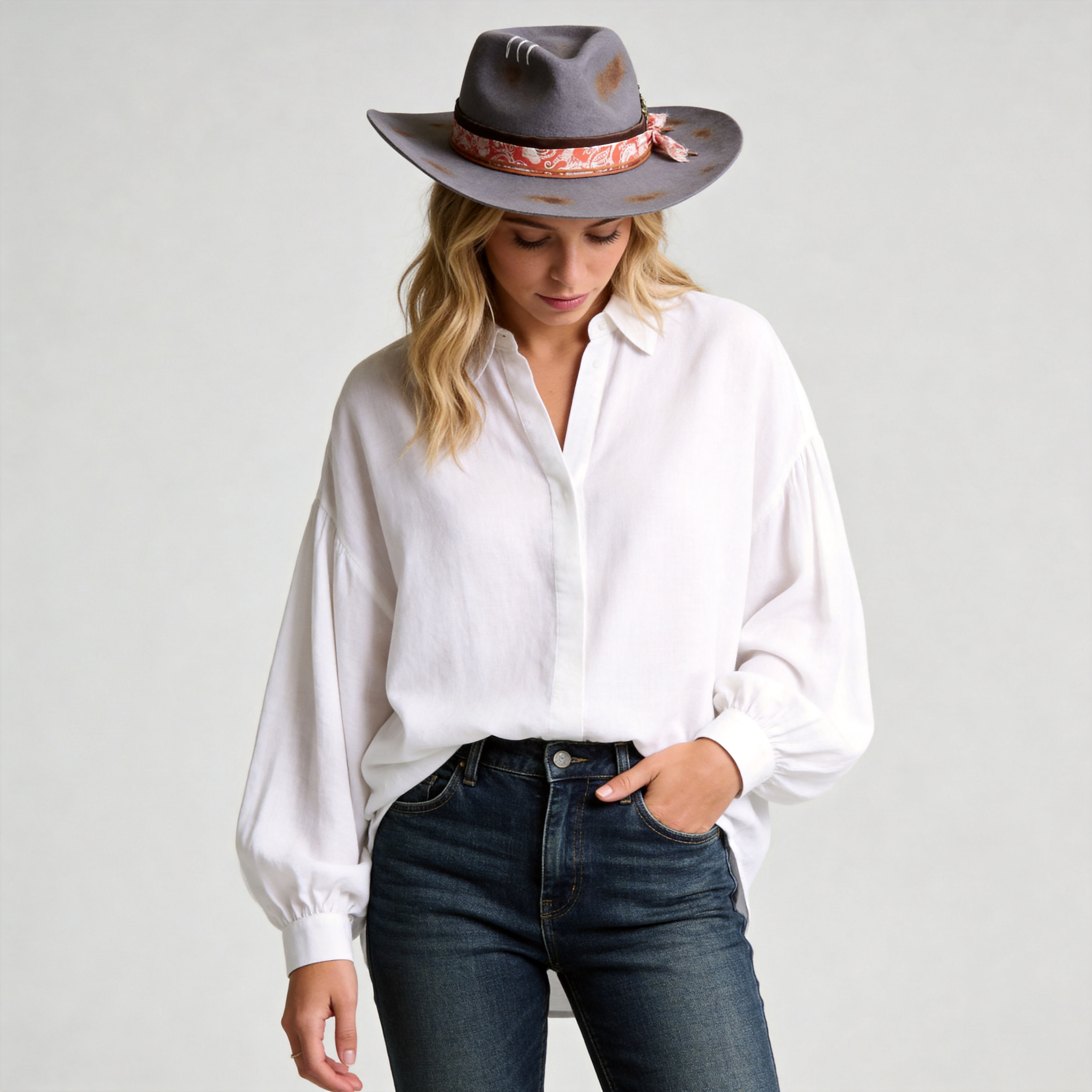 Bold Felt Hat – Classic Felt, Eclectic Vintage Pin