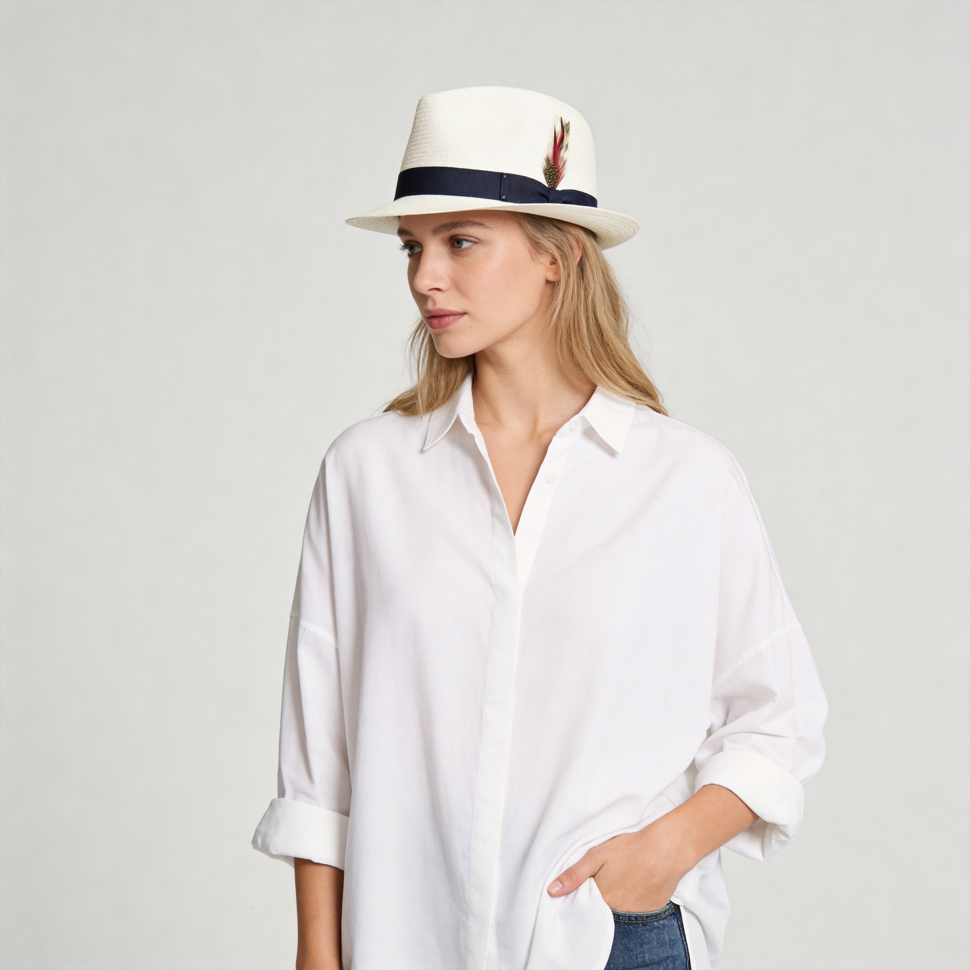 Sophisticate's Signature straw Fedora