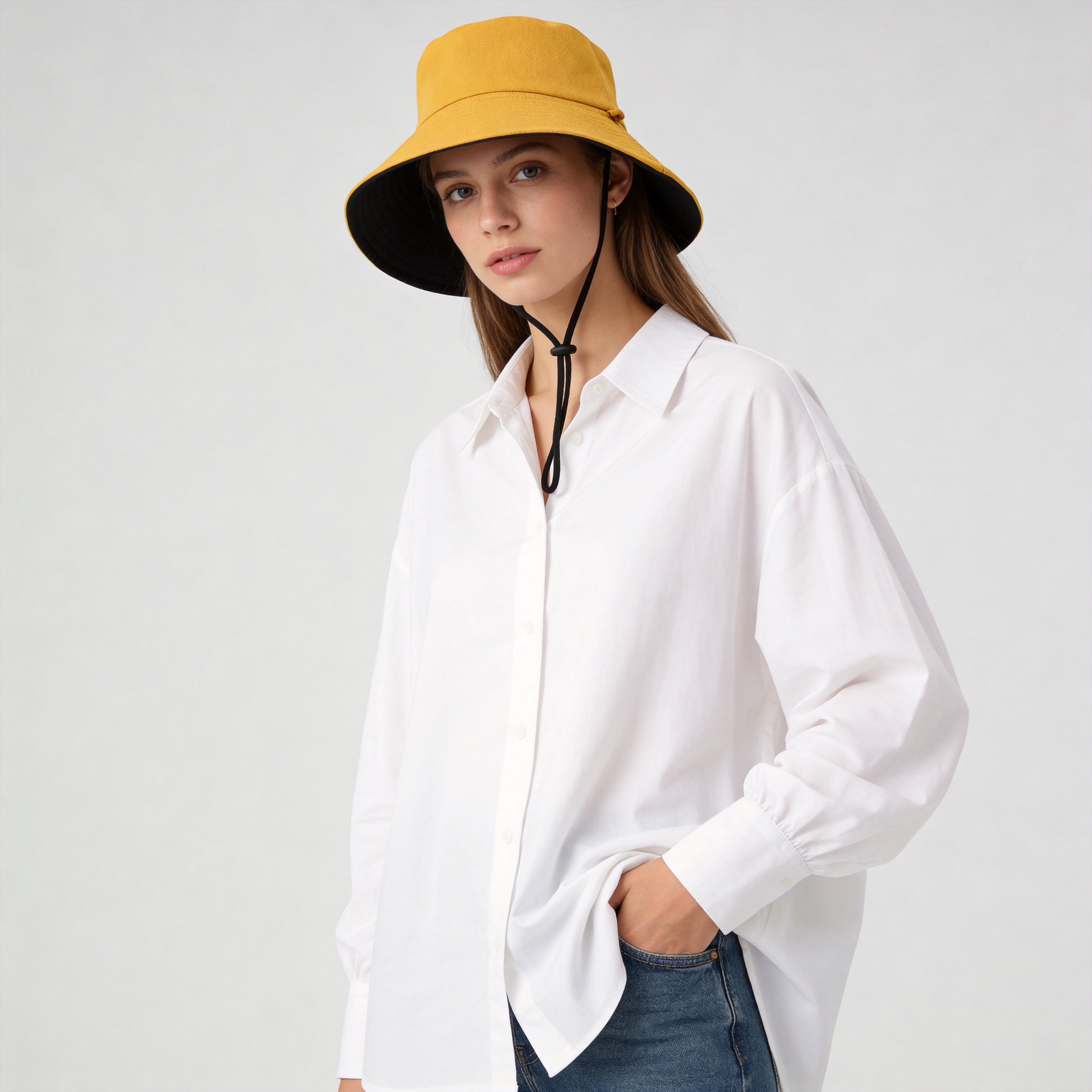 Reversible Bucket Hat - Wide Brim Sun Protection Hat for Outdoor Travel