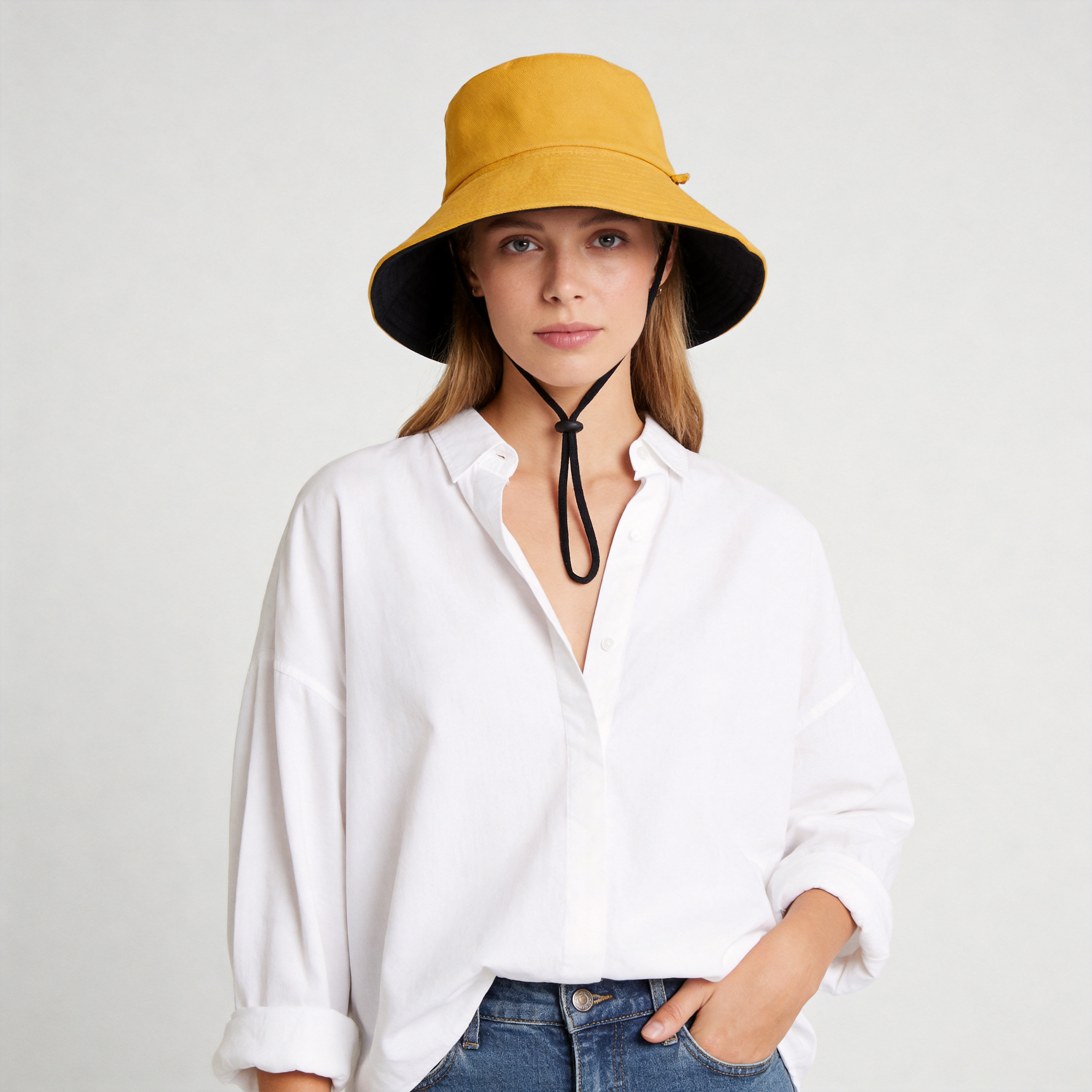 Reversible Bucket Hat - Wide Brim Sun Protection Hat for Outdoor Travel