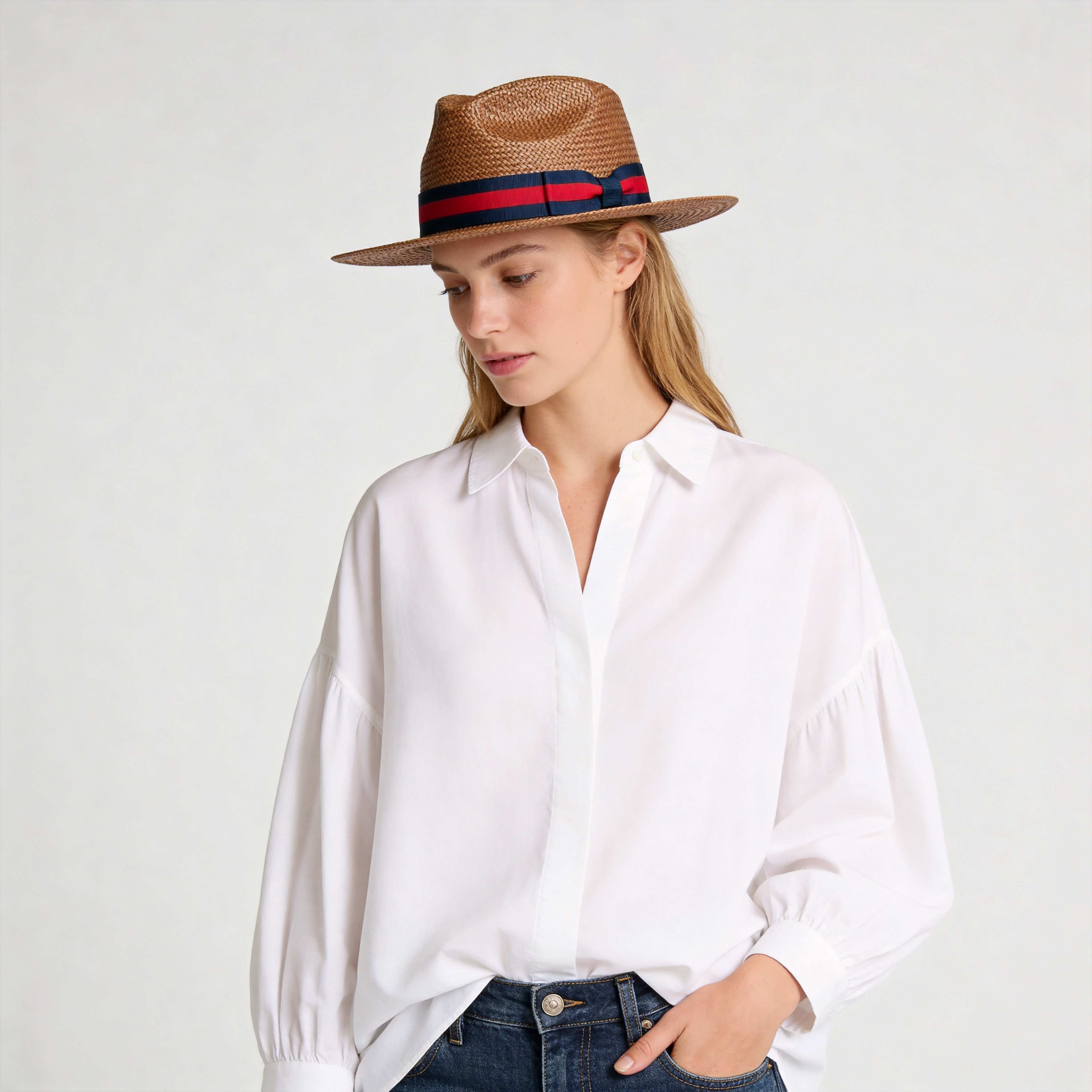 Street Style Fedora Straw Hat