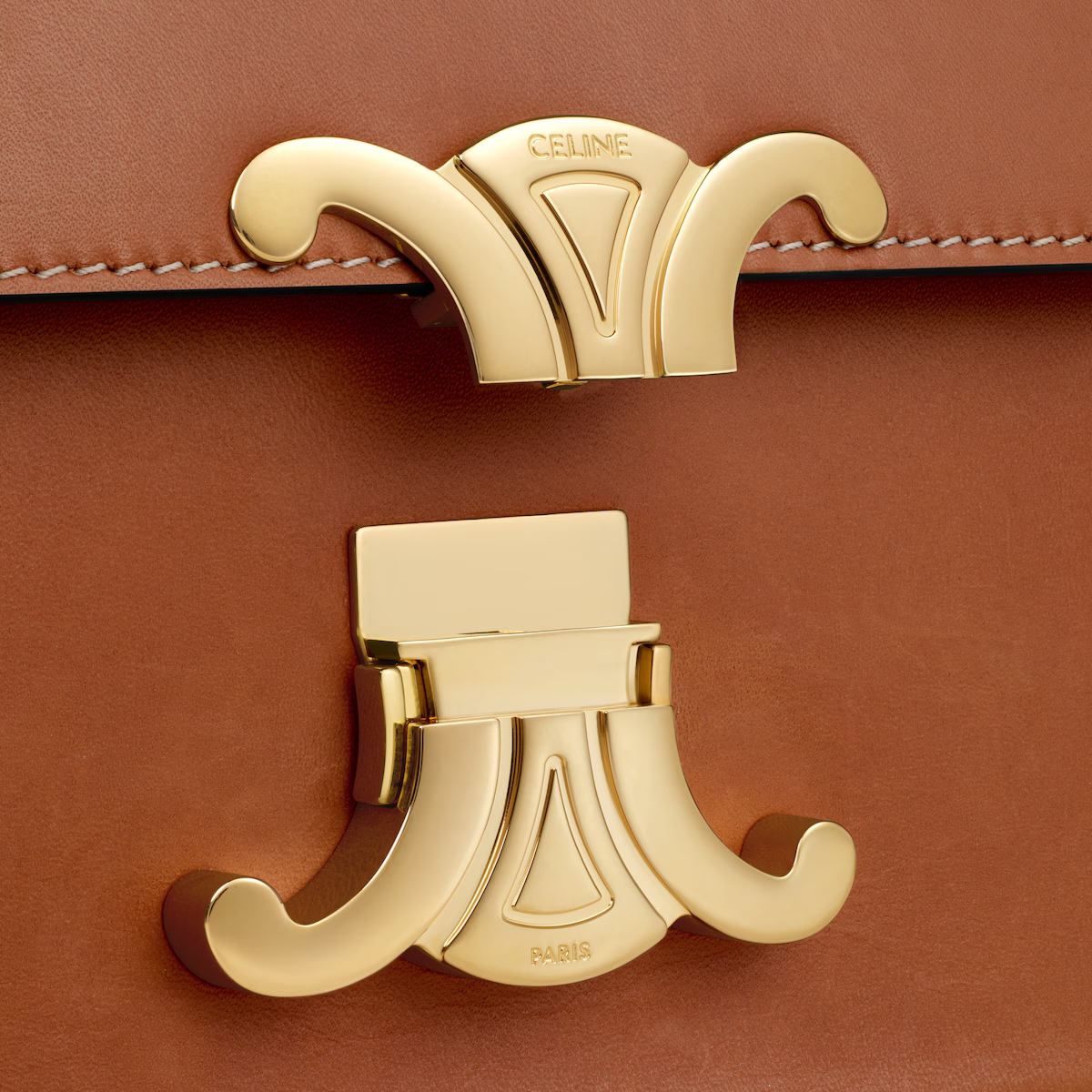 ショルダーバッグ クロード / ナチュラルカーフスキン / タン