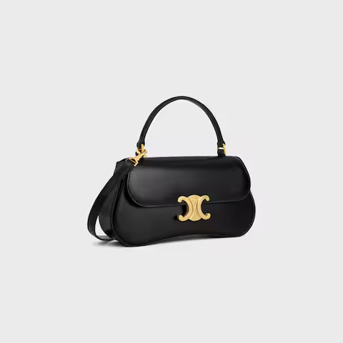 ティーン CELINE ローラ / シャイニーカーフスキン / ブラック