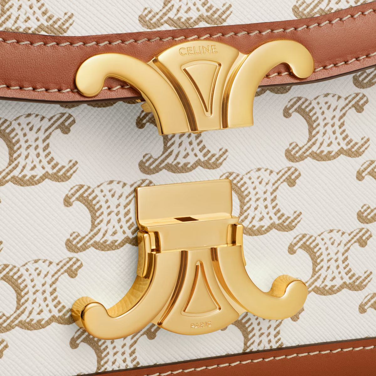 ティーン トリオンフバッグ / トリオンフキャンバス＆カーフスキン / ホワイト