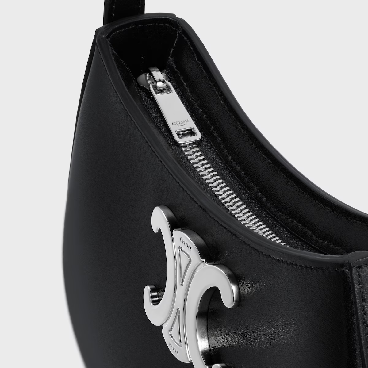 ミディアム ティリー バッグ / シャイニーカーフスキン / ブラック