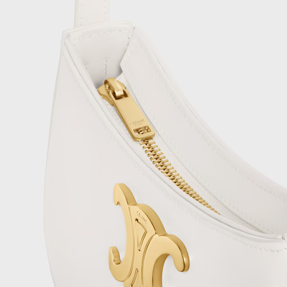 ミディアム ティリー バッグ / シャイニーカーフスキン / ライス