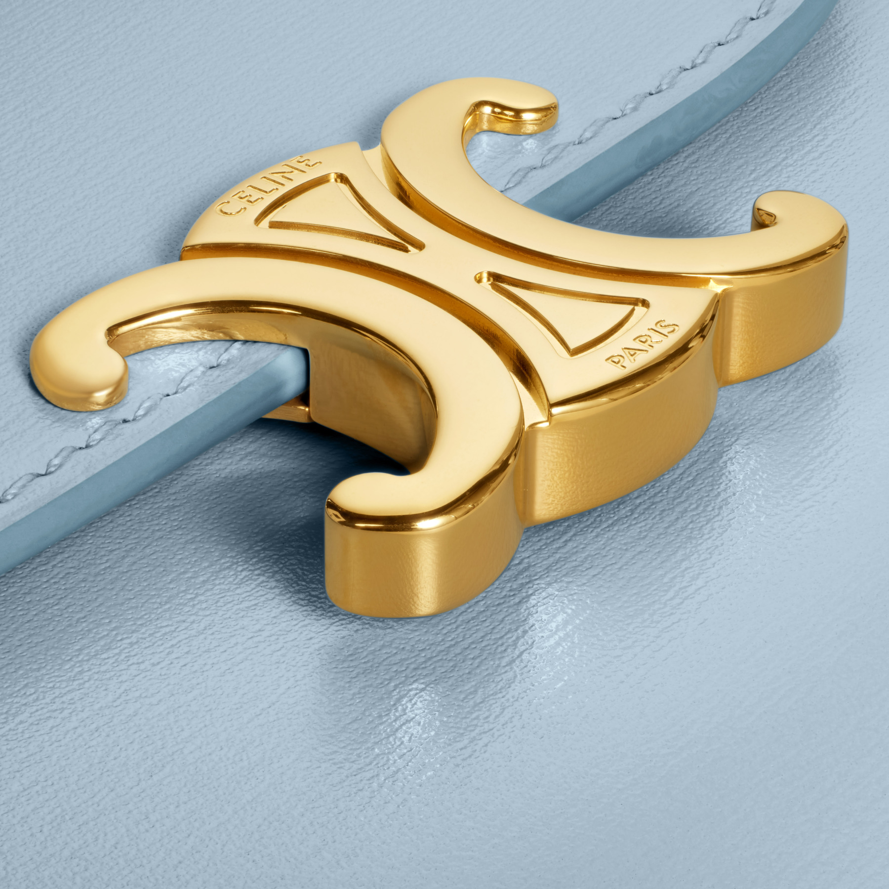 チェーンウォレット マーゴ /スモール フラップウォレット トリオンフ / シャイニーカーフスキン ブラック