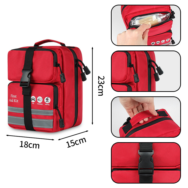 405-Piece Comprehensive First Aid Kit – Tactical Rip-Away Design for Home, Car, Camping & Emergencies