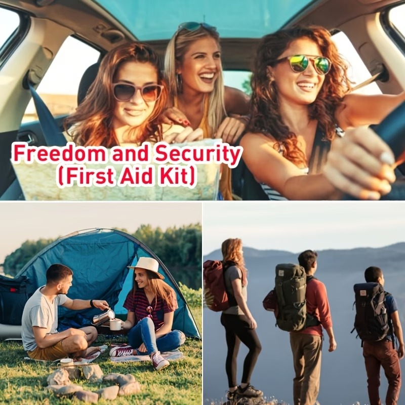 173-Piece Premium First Aid Kit – Essential Emergency Survival Gear for Home, Car, Camping, Hiking, Travel & Outdoor Adventures