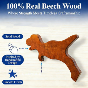 Dinosaur Oven Rack Puller Tool, Cute Dinosaur Design Heat Resistant Oven Hook, Magnetic Adsorption Non-Slip Oven Rack Extender, Safe Hot Pan Handler, Kitchen Baking Accessory for Safe Cooking